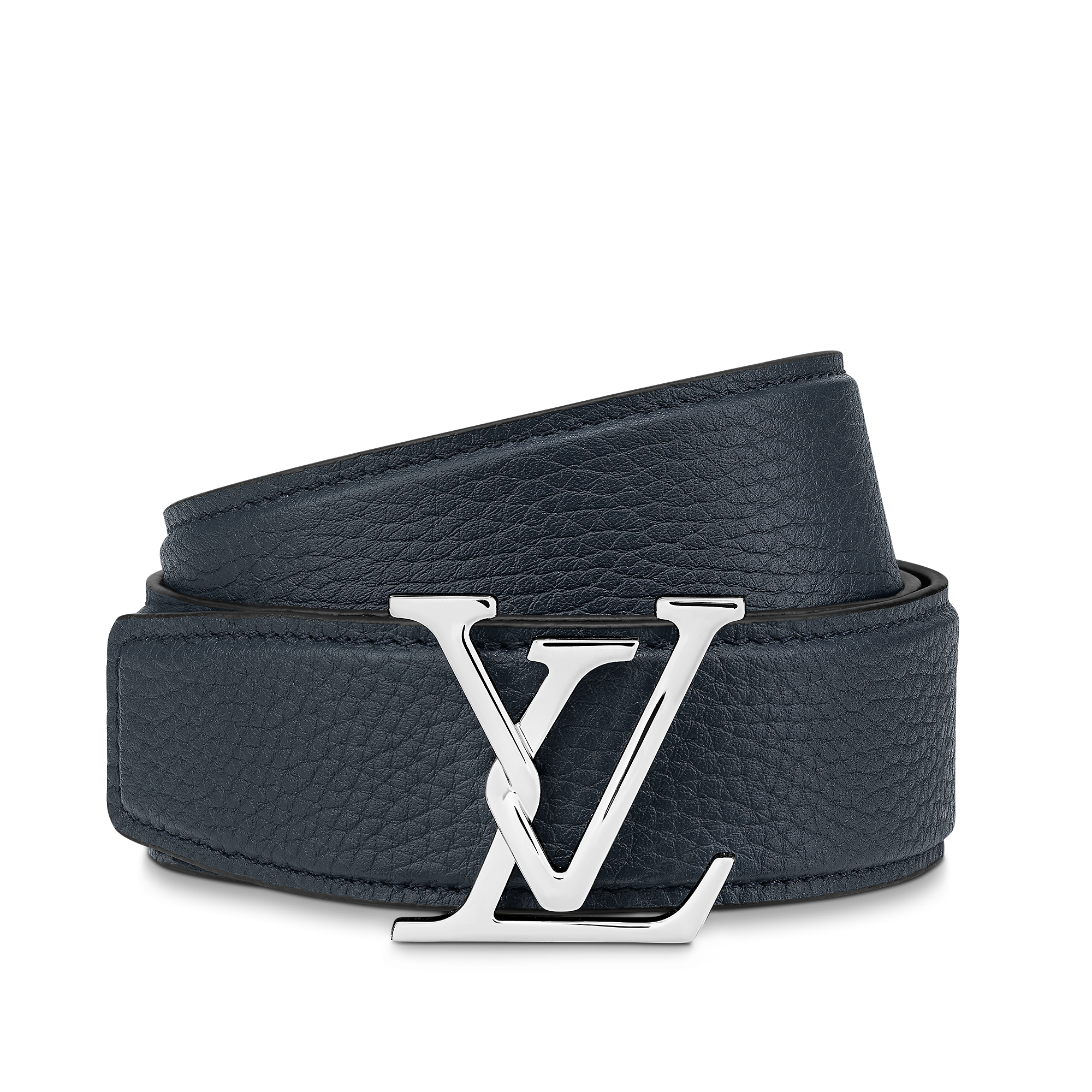 LV Attract 35mm Reversible Belt Other Leathers - Blue