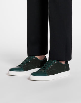 DBB1 LEATHER AND SUEDE SNEAKERS - RANGER/WHITE