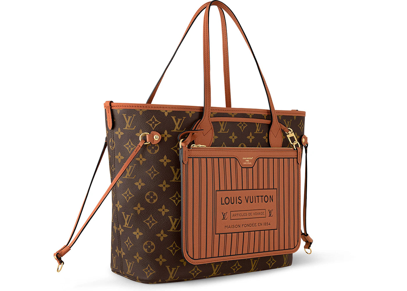 Louis Vuitton Neverfull MM Inside Out Tan