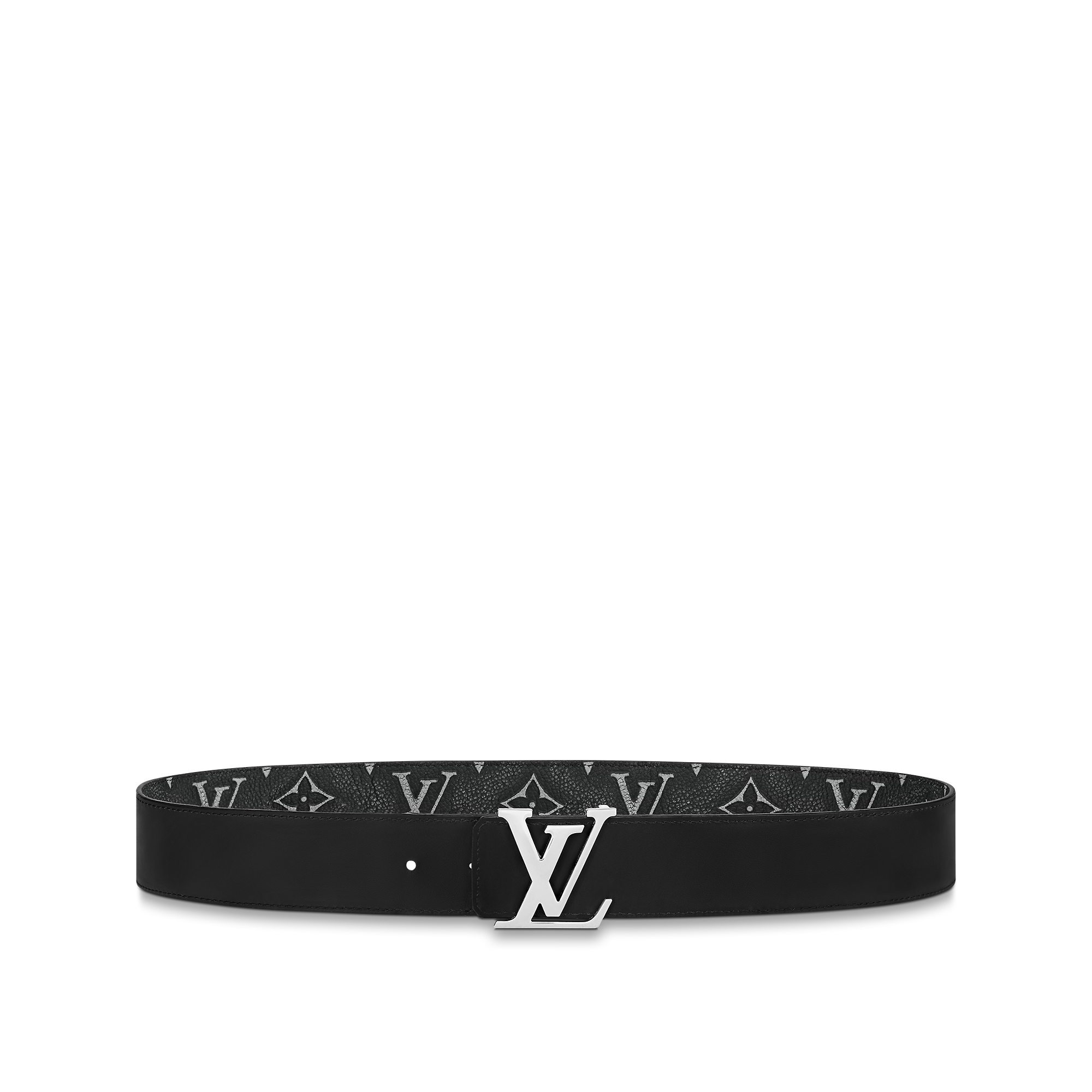 LV Initiales 40mm Reversible Belt Monogram Eclipse Canvas