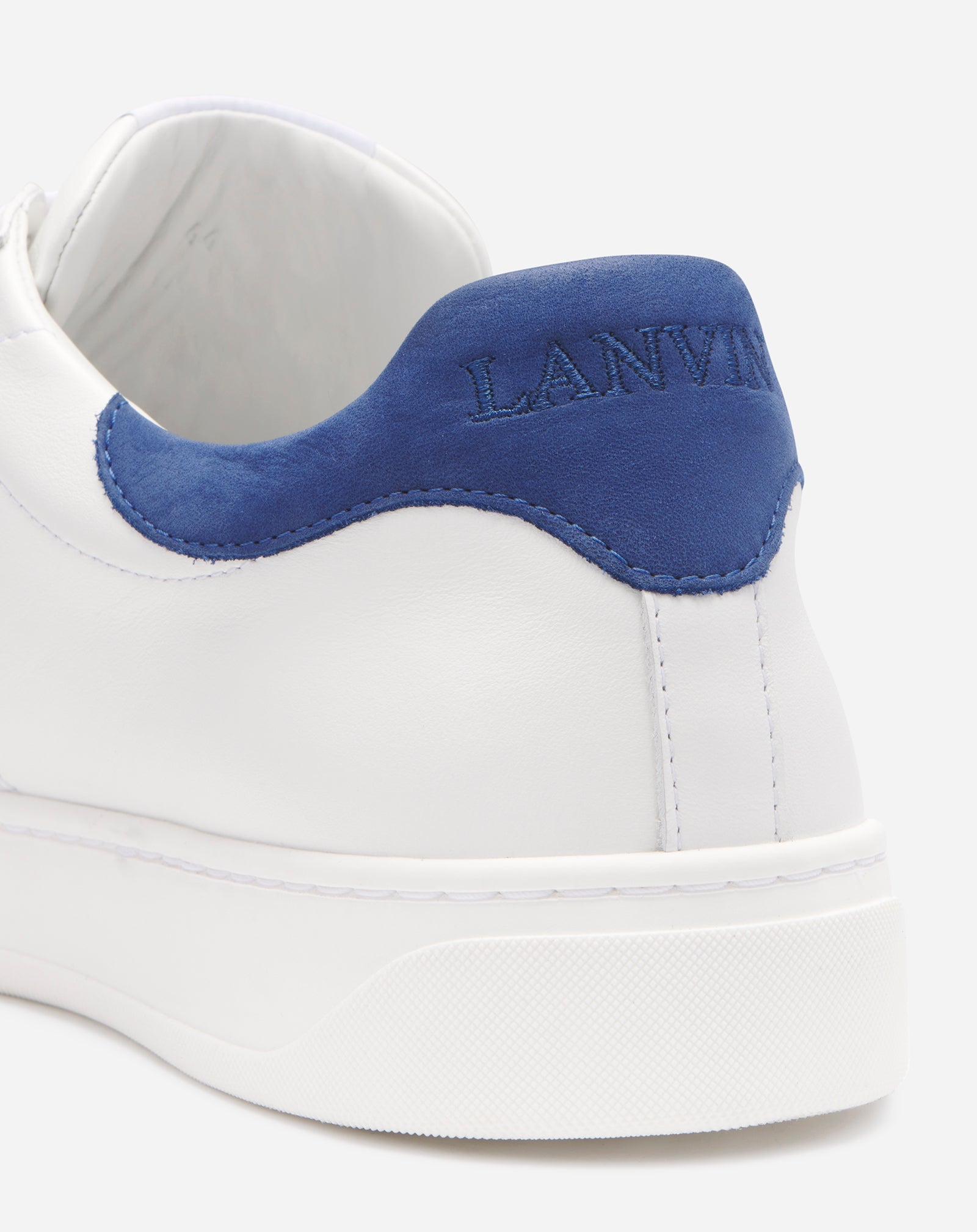 LEATHER DDB0 SNEAKERS - WHITE/BLUE