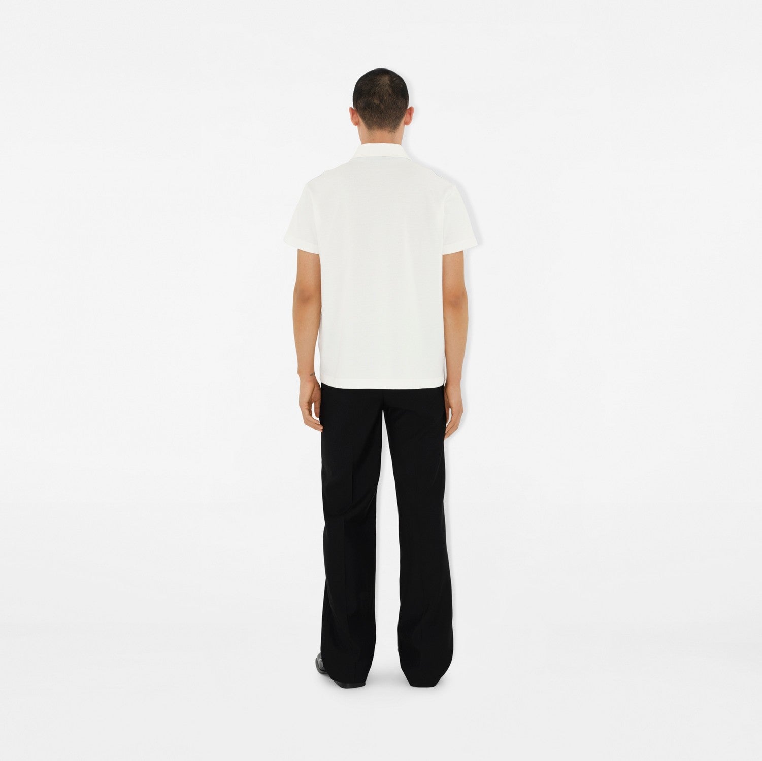 Cotton Polo Shirt - Salt