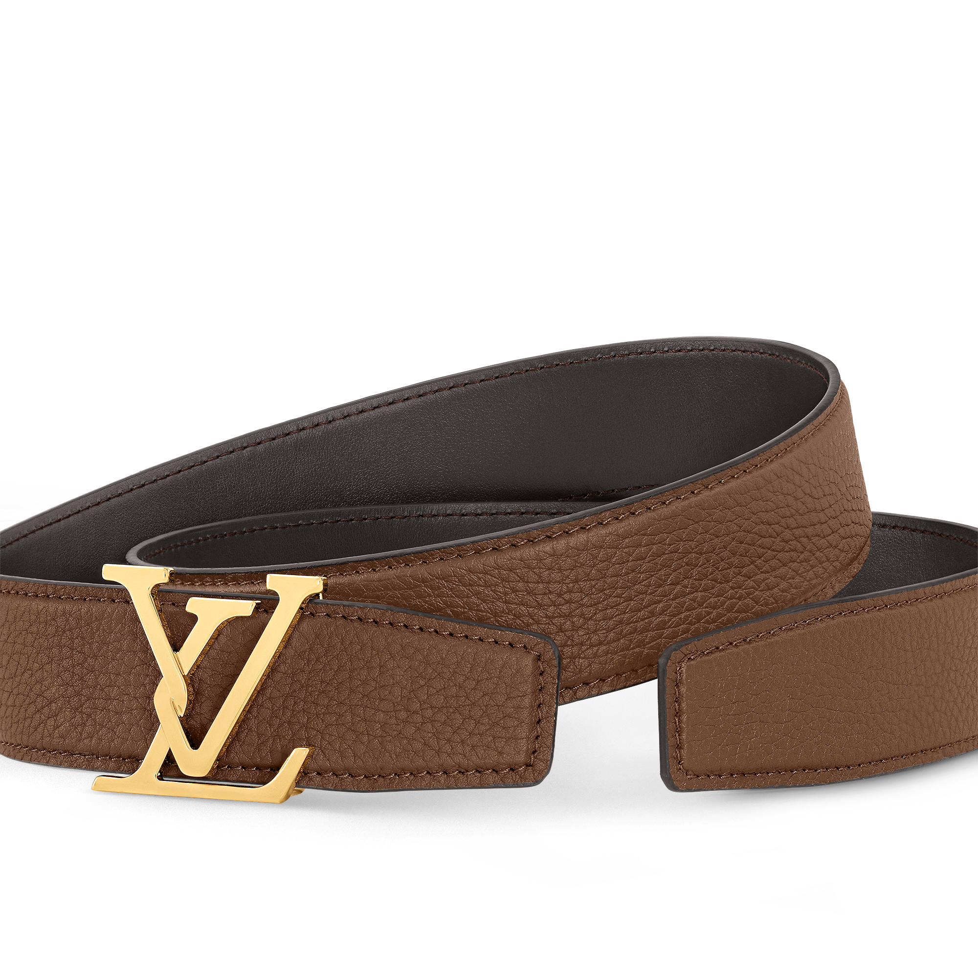 LV Attract 35mm Reversible Belt Other Leathers - Tabac