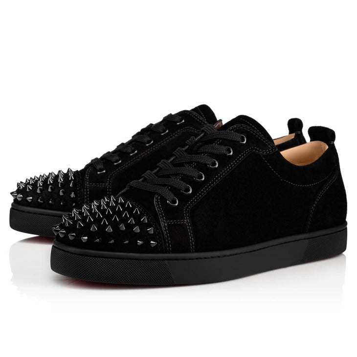 Christian Louboutin Louis Junior Spikes Black