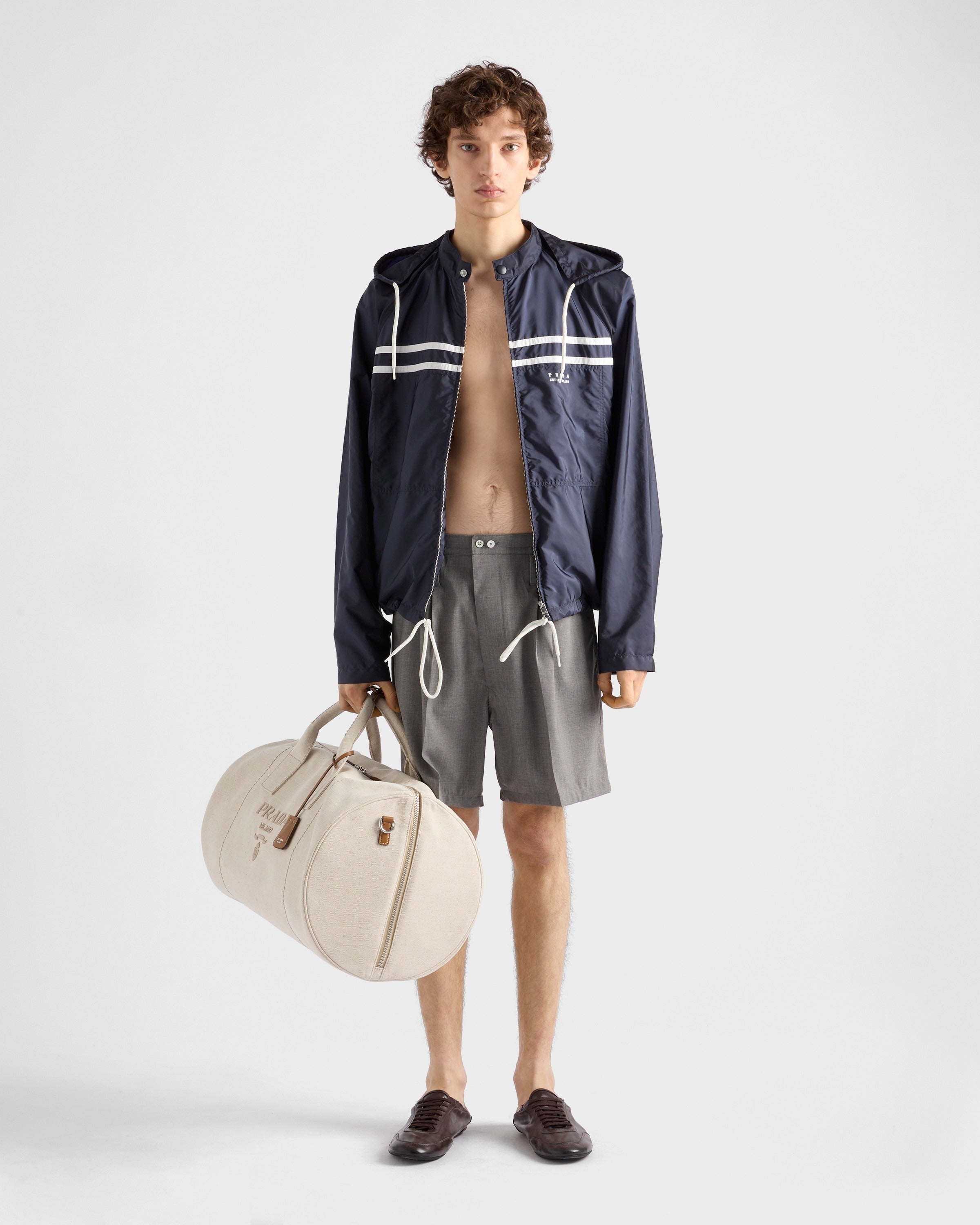 Re-Nylon jacket Blue/White
