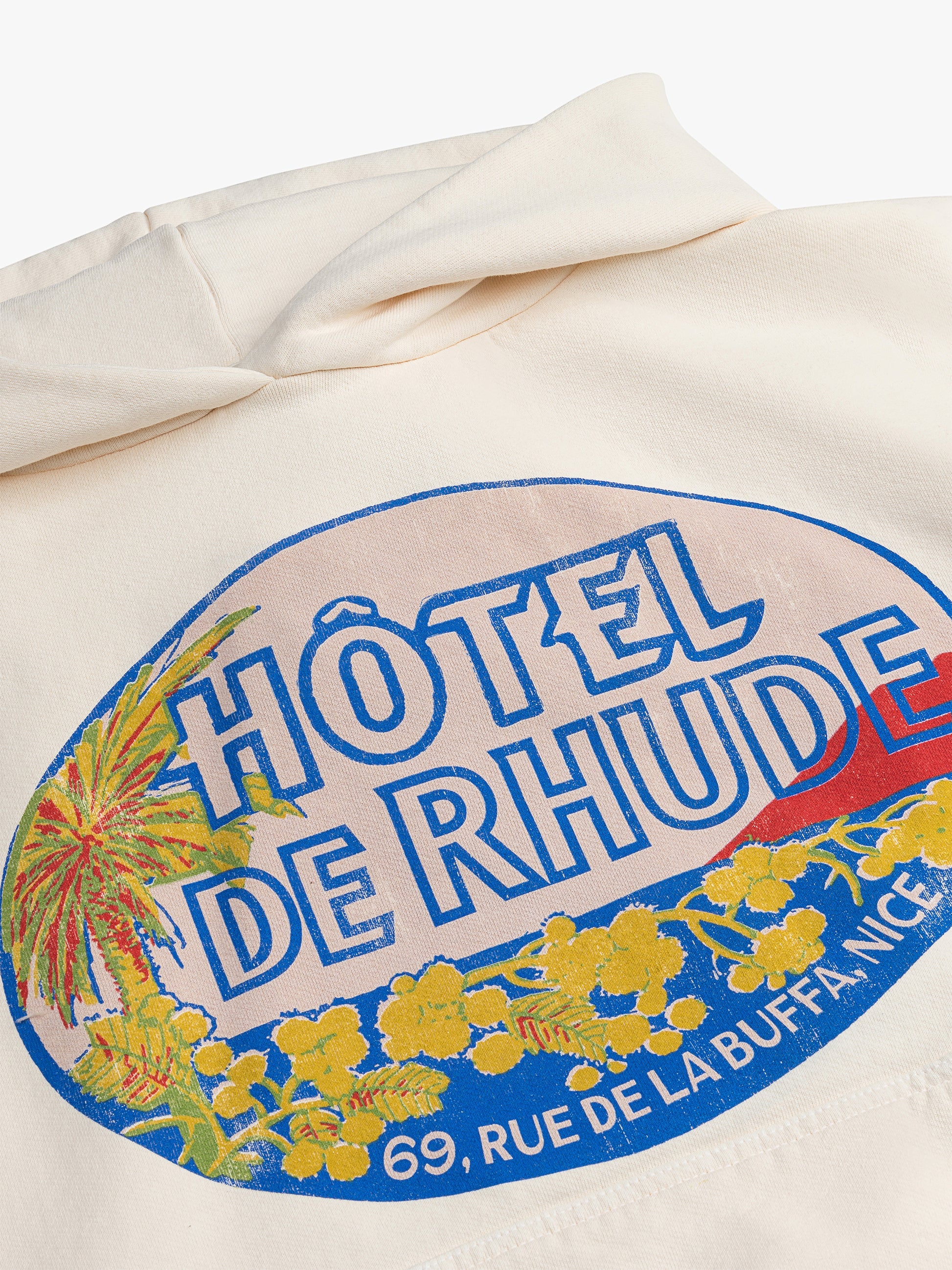 RHUDE HOTEL HOODIE - VTG WHITE