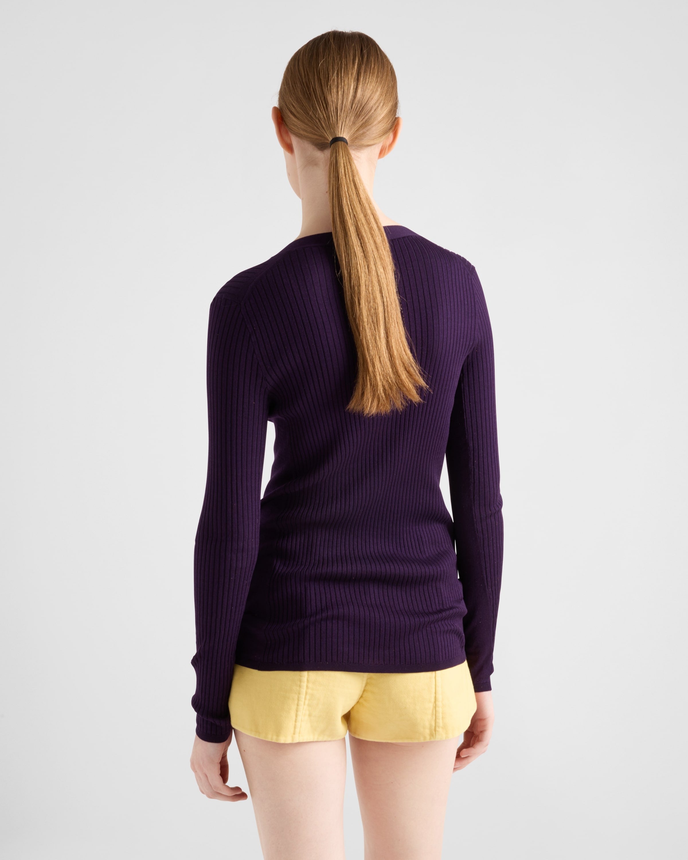 Cotton cardigan Violet