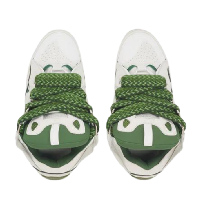 Lanvin Curb Leather White/Green