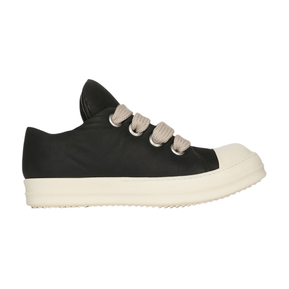 Rick Owens Porterville Runway Jumbo Lace Padded Low Sneaks 'Black Milk'