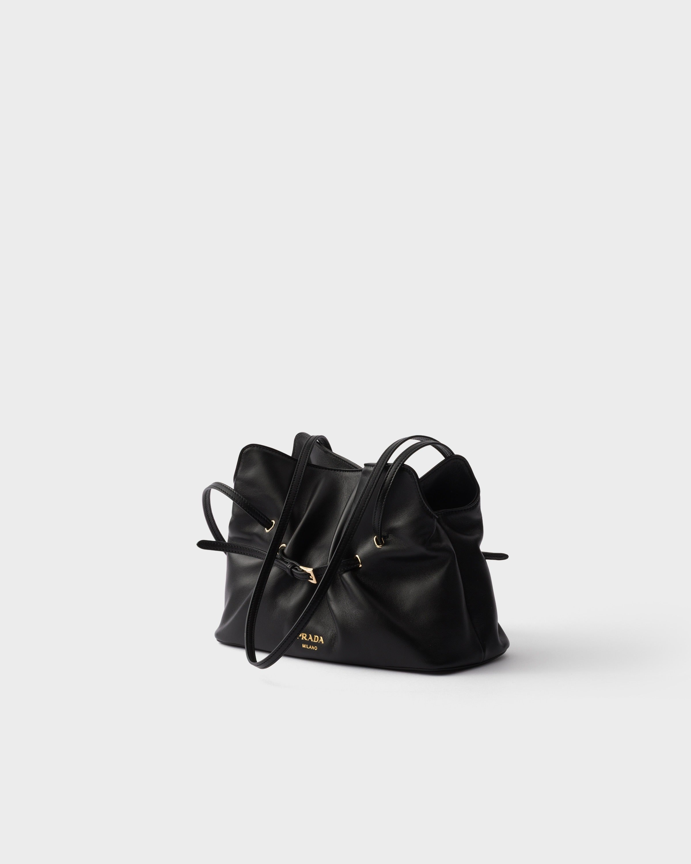 Small Prada Dada nappa leather bag Black