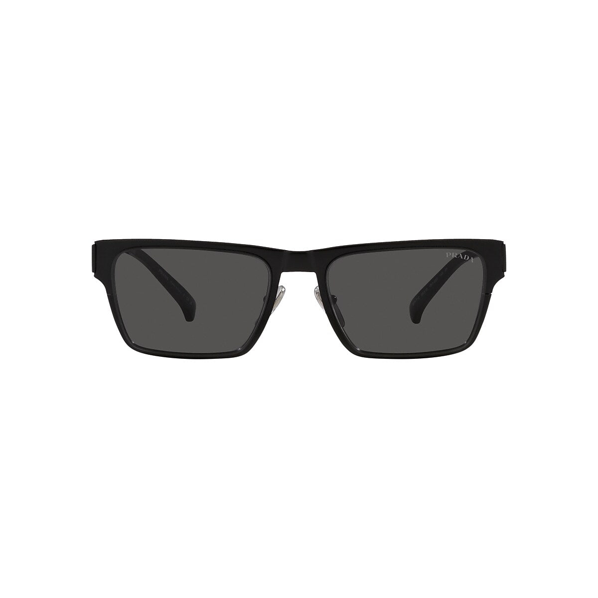 PRADA PR 71ZS Matte Black - Men Luxury Sunglasses, Dark Grey Lens