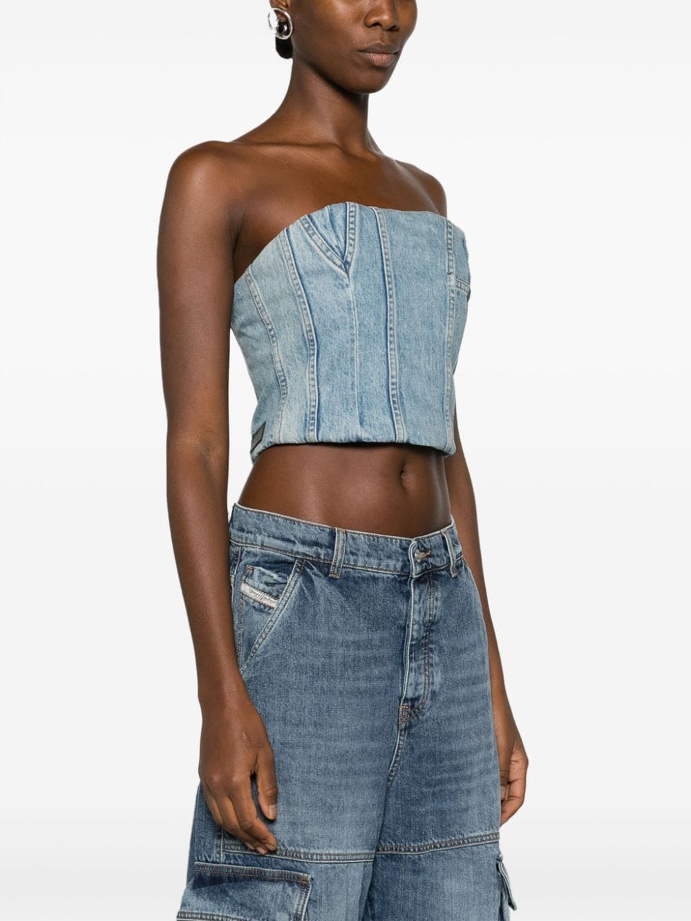 Ma Bustier denim top