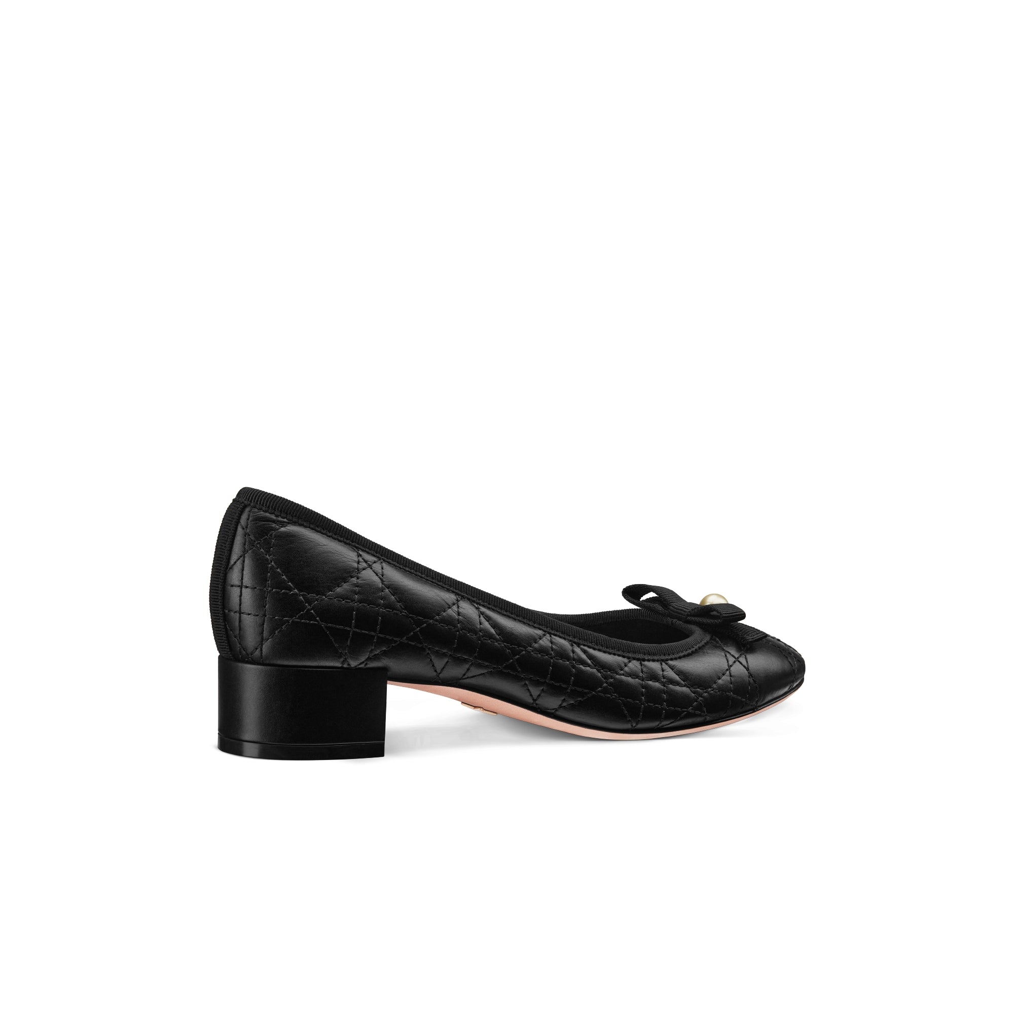 Dior Ballet Pump - Black Quilted Cannage Calfskin