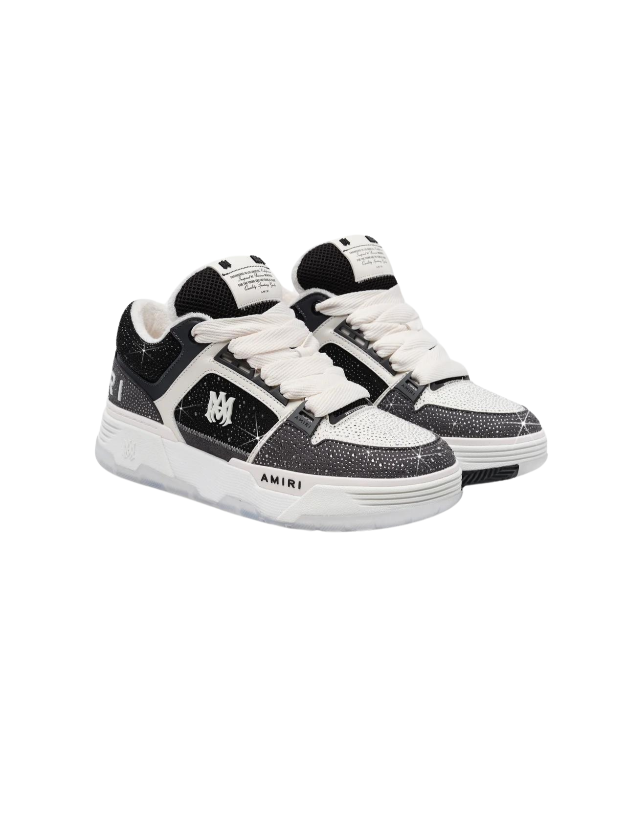 MA-1 low-top sneakers Crystal Black / White