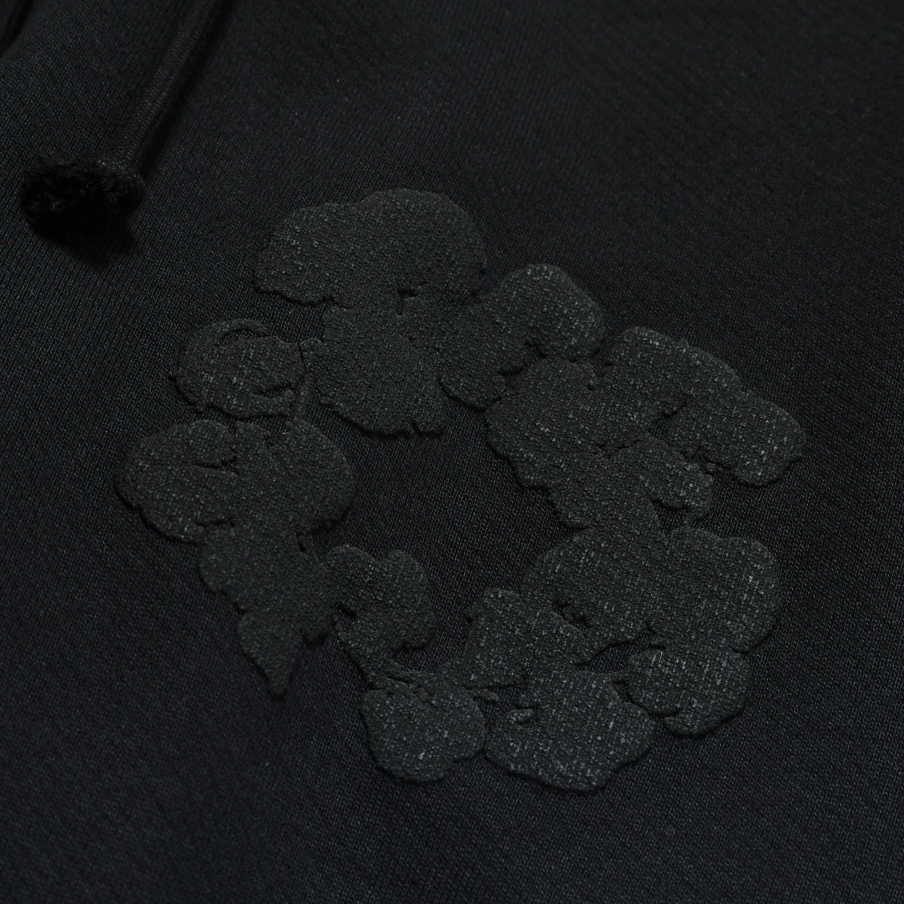 Mono Cotton Wreath Sweatpants Black Black