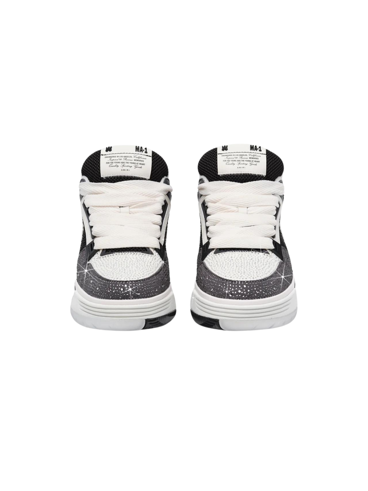 MA-1 low-top sneakers Crystal Black / White