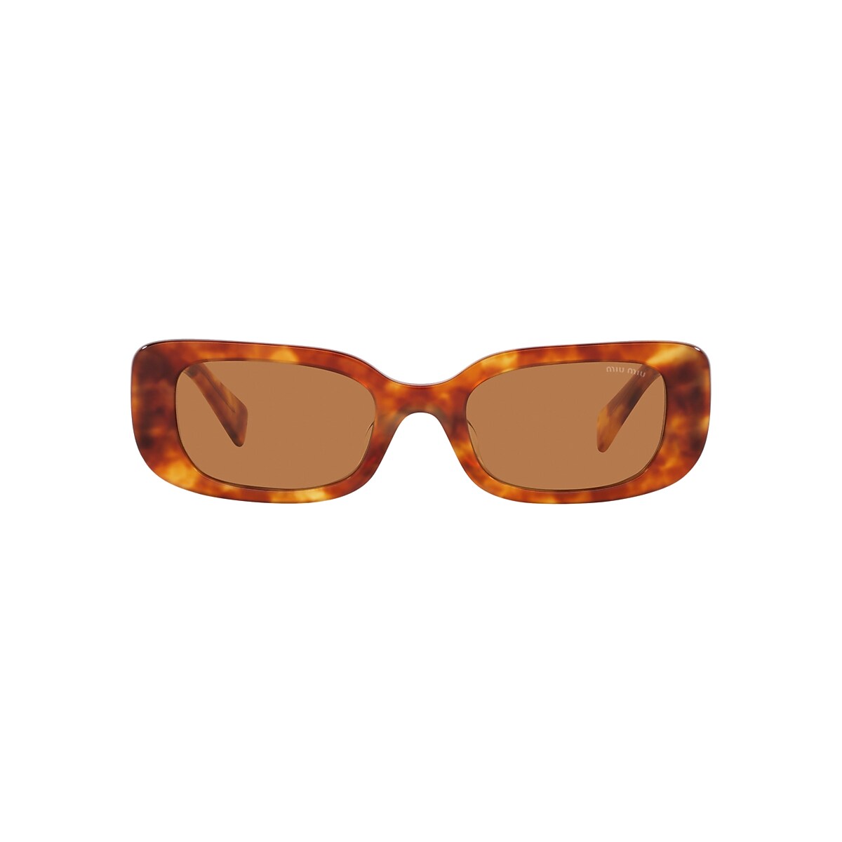 MIU MIU MU 08YS Light Havana - Women Luxury Sunglasses, Brown Lens
