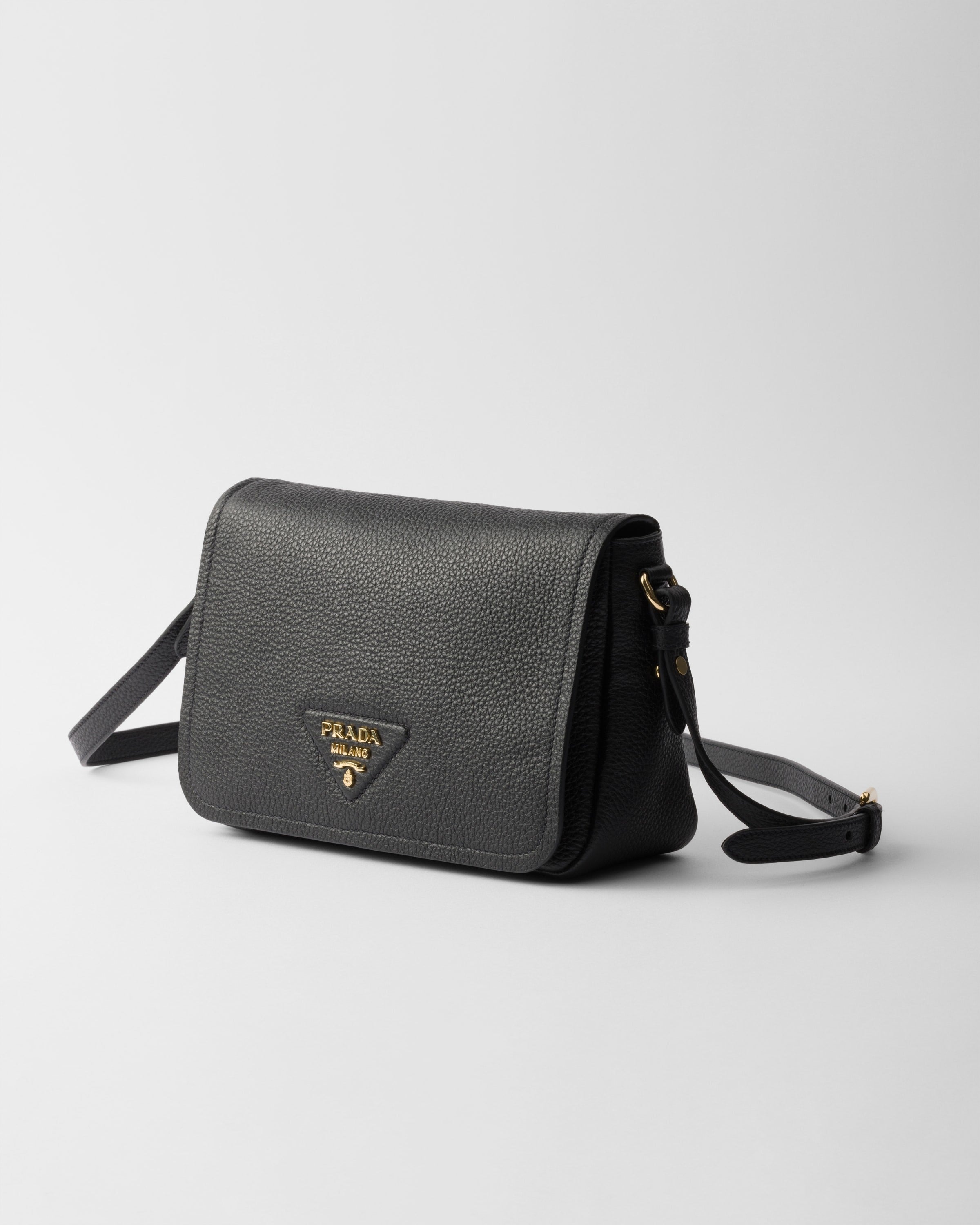 Leather shoulder bag Black
