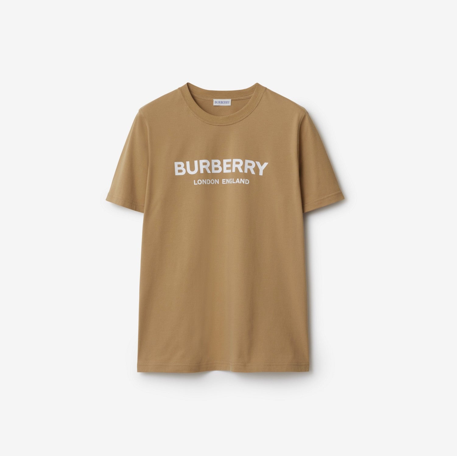 Logo Cotton T-shirt - Archive beige