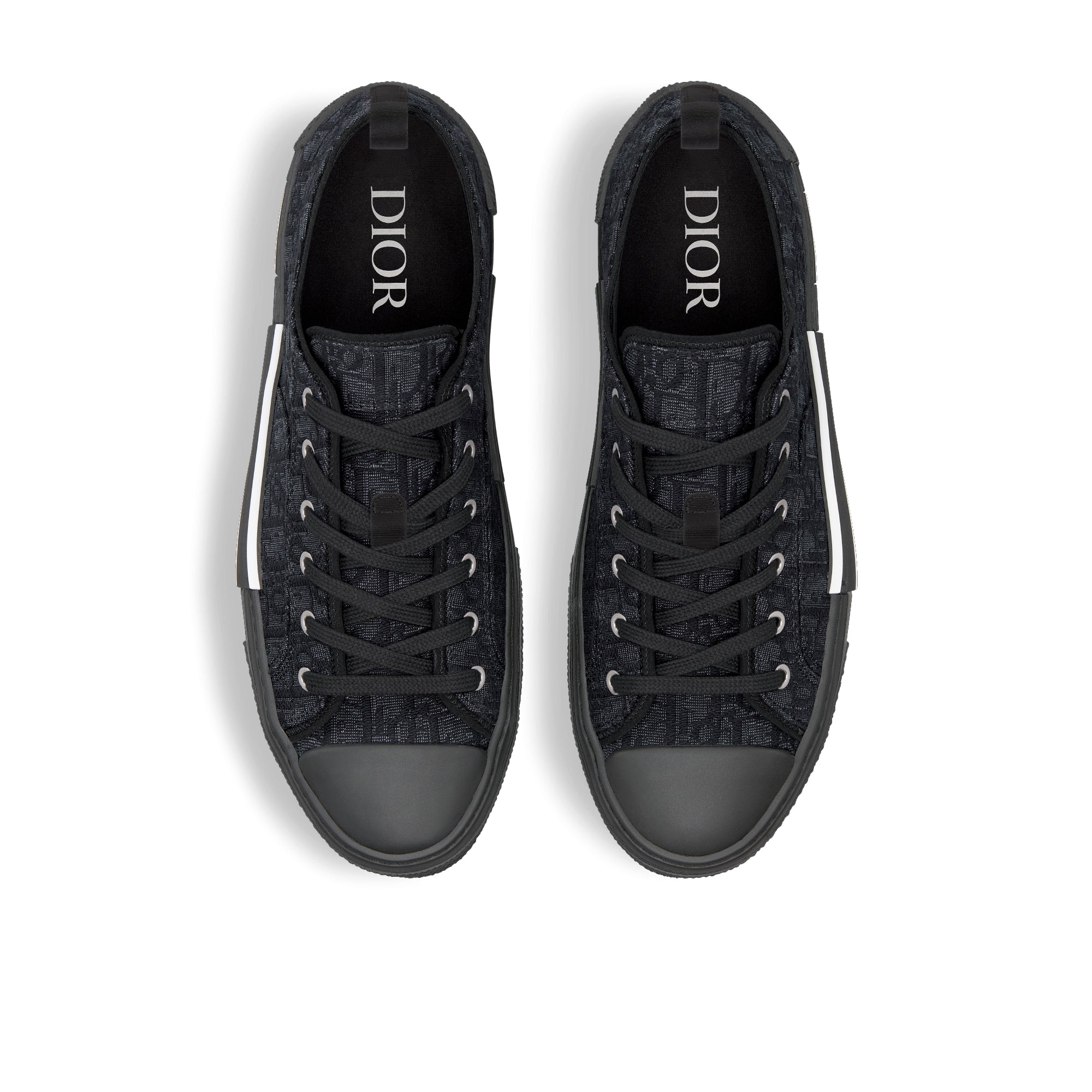 B23 Low-Top Sneaker - Black Dior Oblique Jacquard