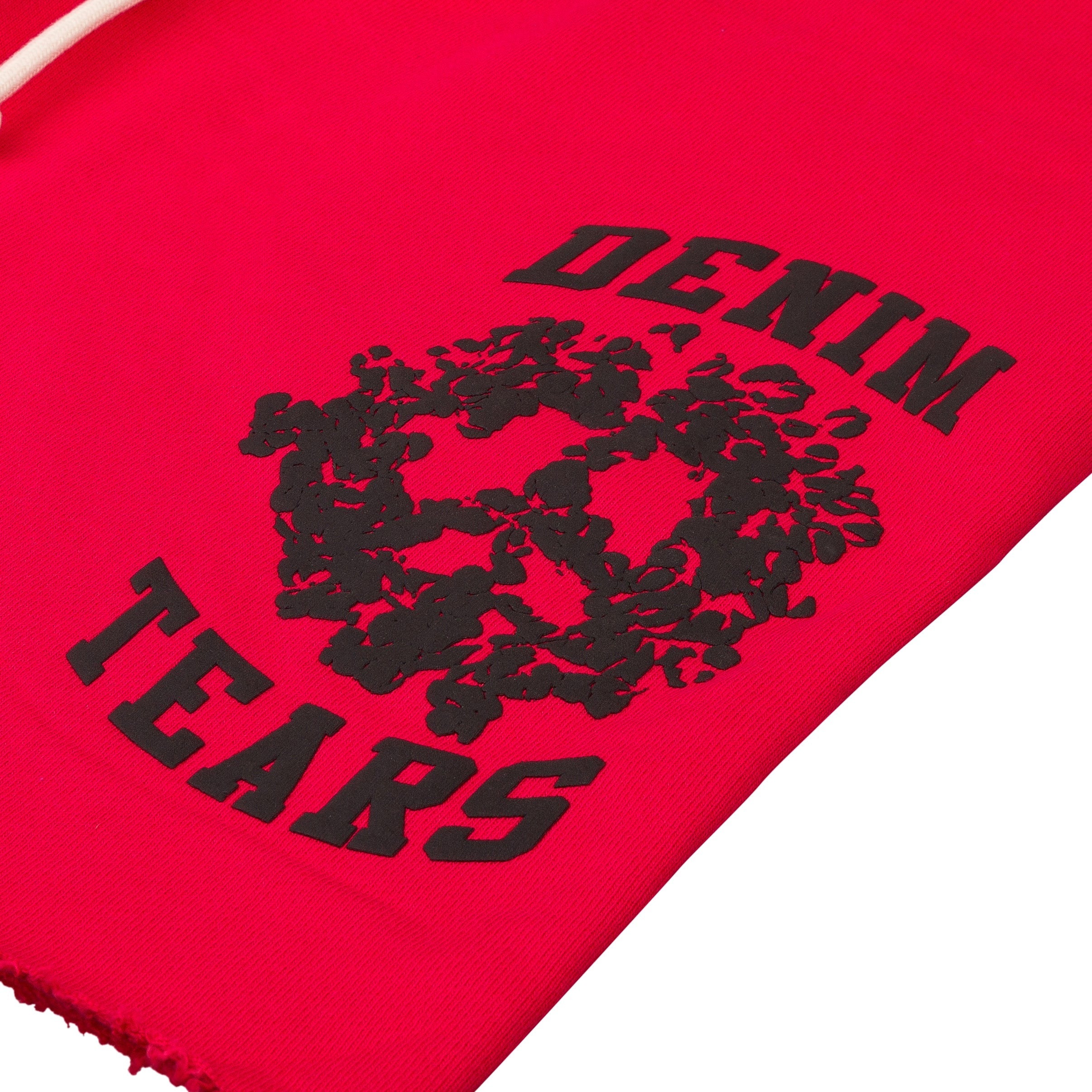 Denim University Sweat Shorts Red Red