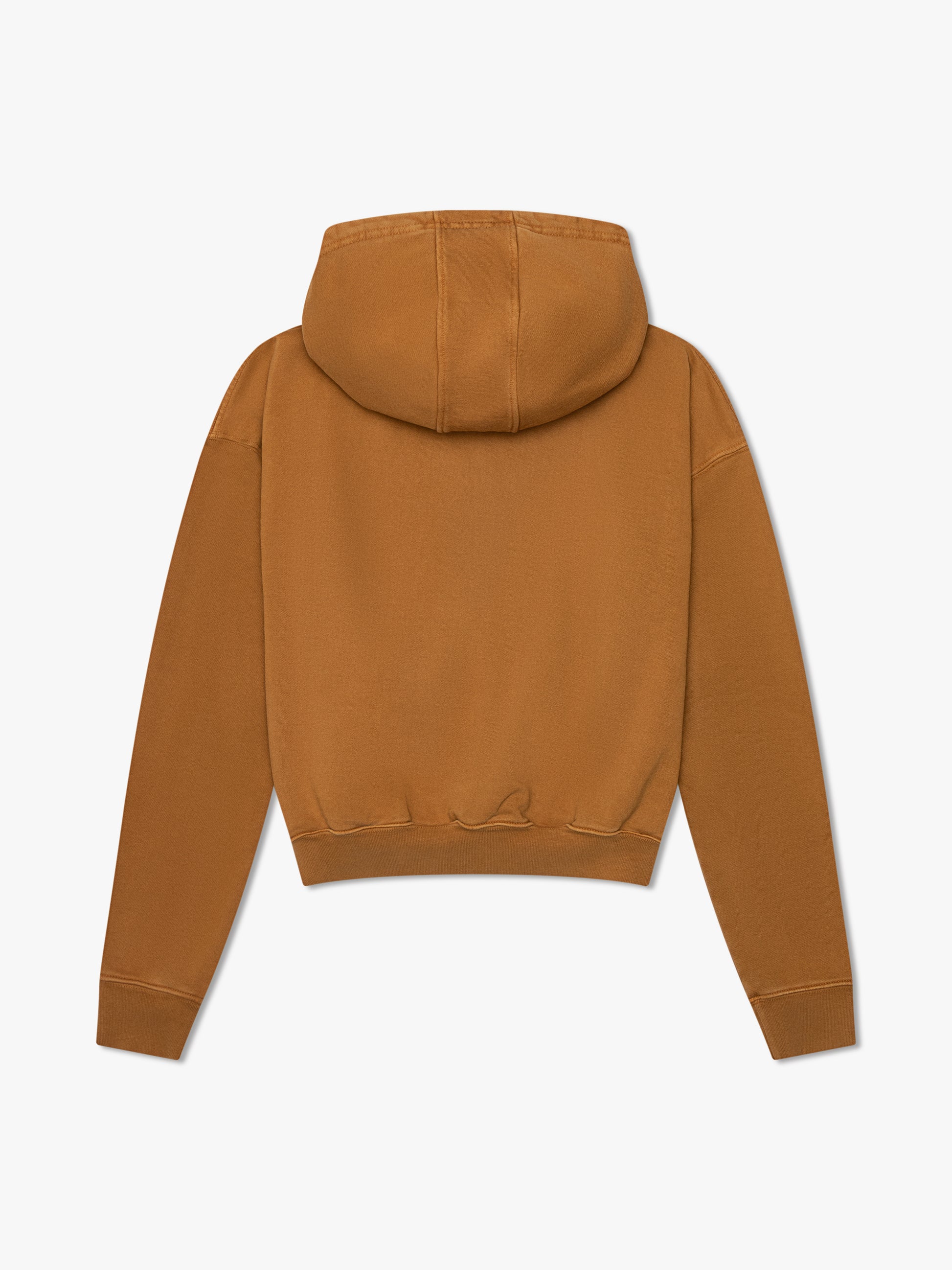 CROPPED DESERT VALLEY HOODIE - CAMEL