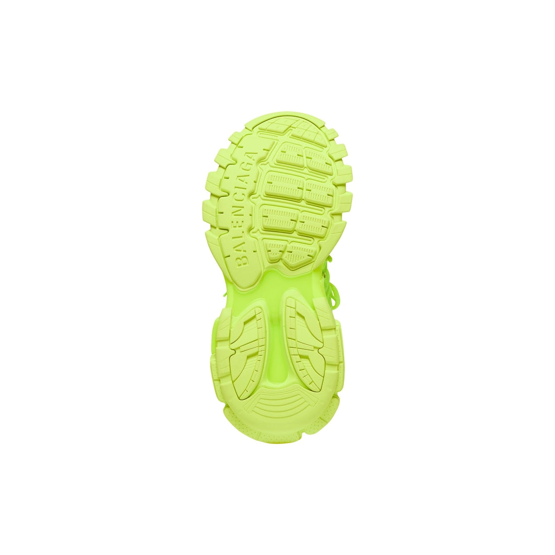 Track Sneaker in neon yellow and black full mesh