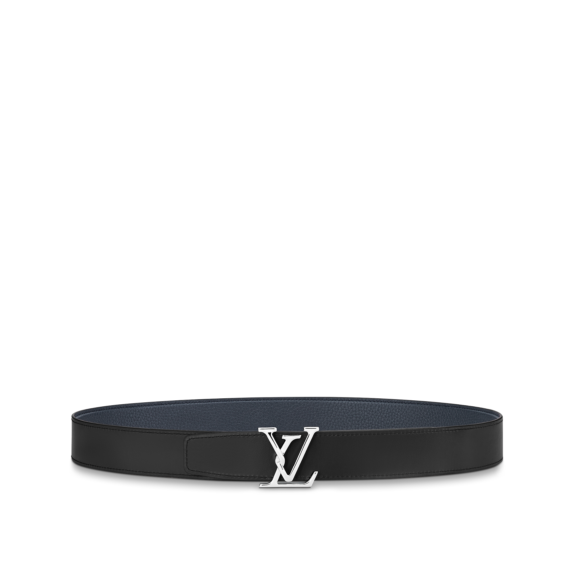 LV Attract 35mm Reversible Belt Other Leathers - Blue