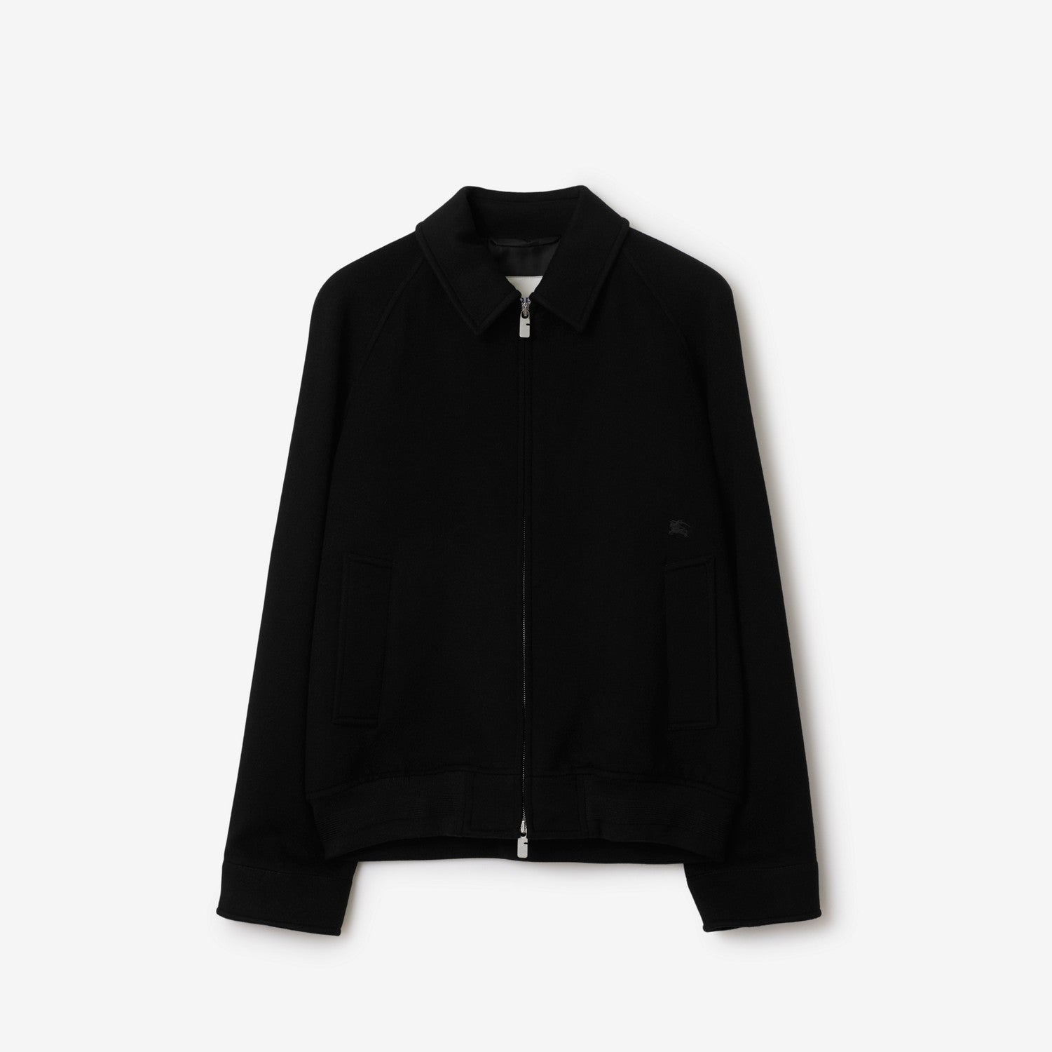 Cashmere Harrington Jacket - Black