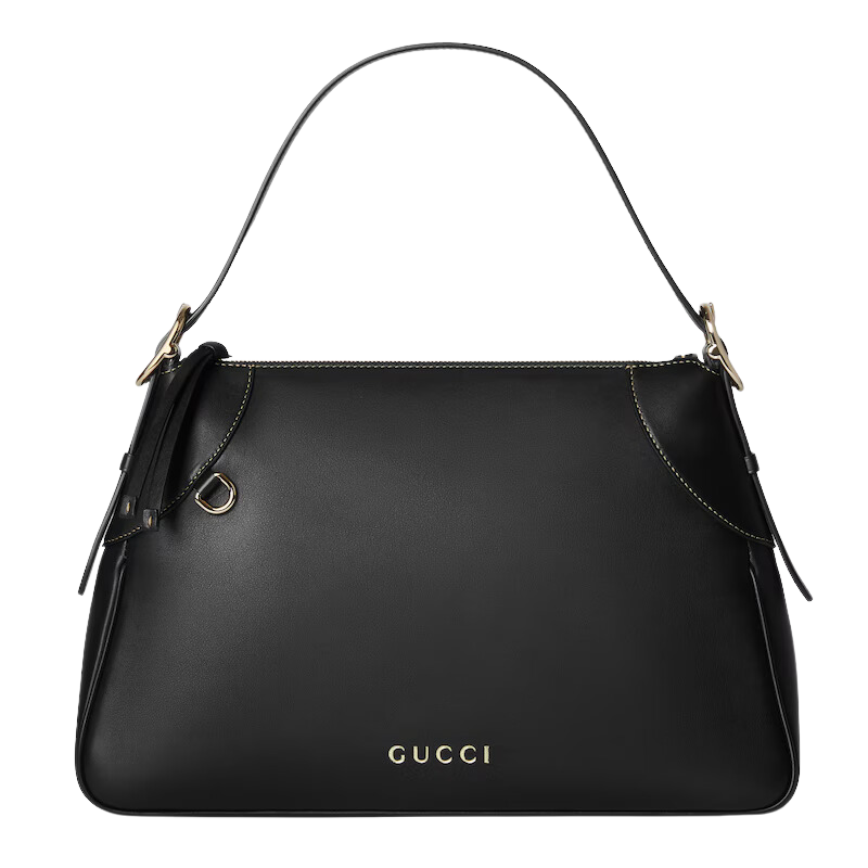 Gucci Medium Shoulder Bag Black Leather