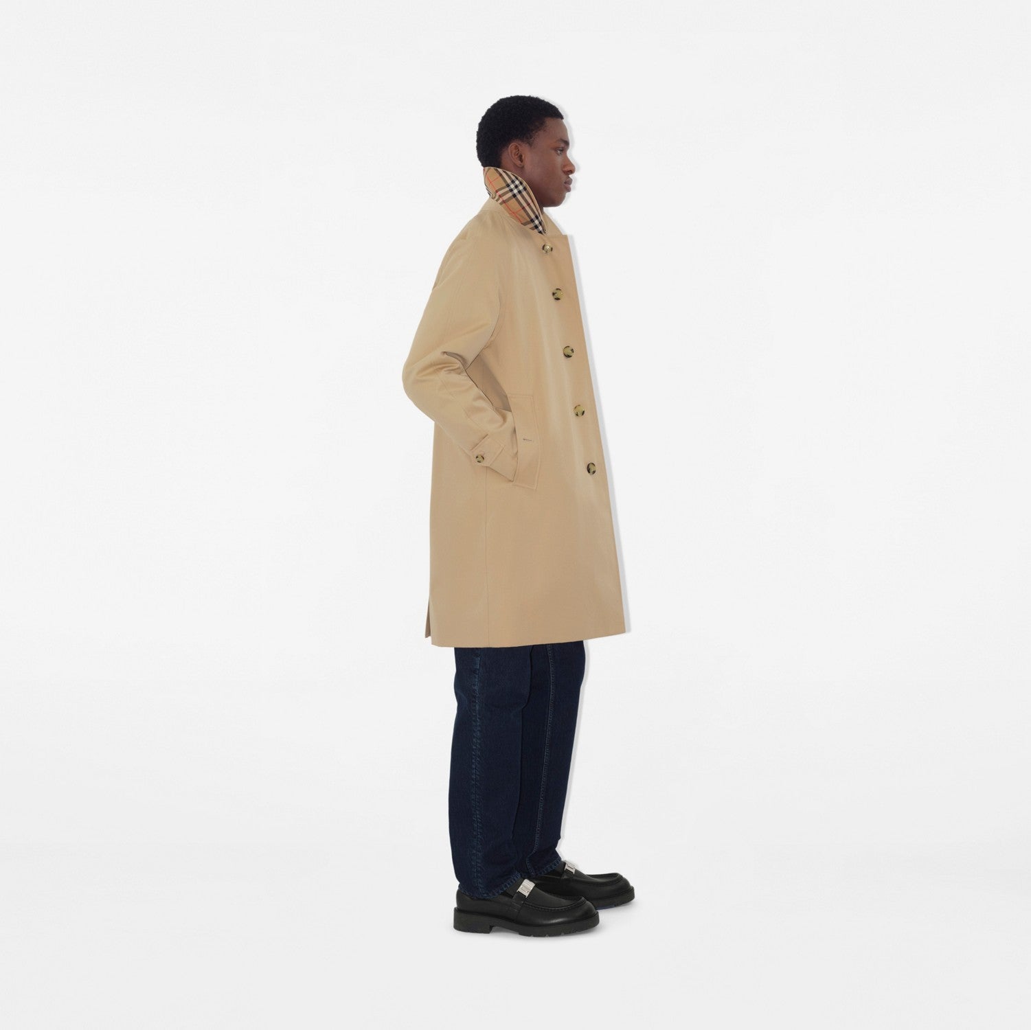 Mid-length Camden Heritage Car Coat - Honey