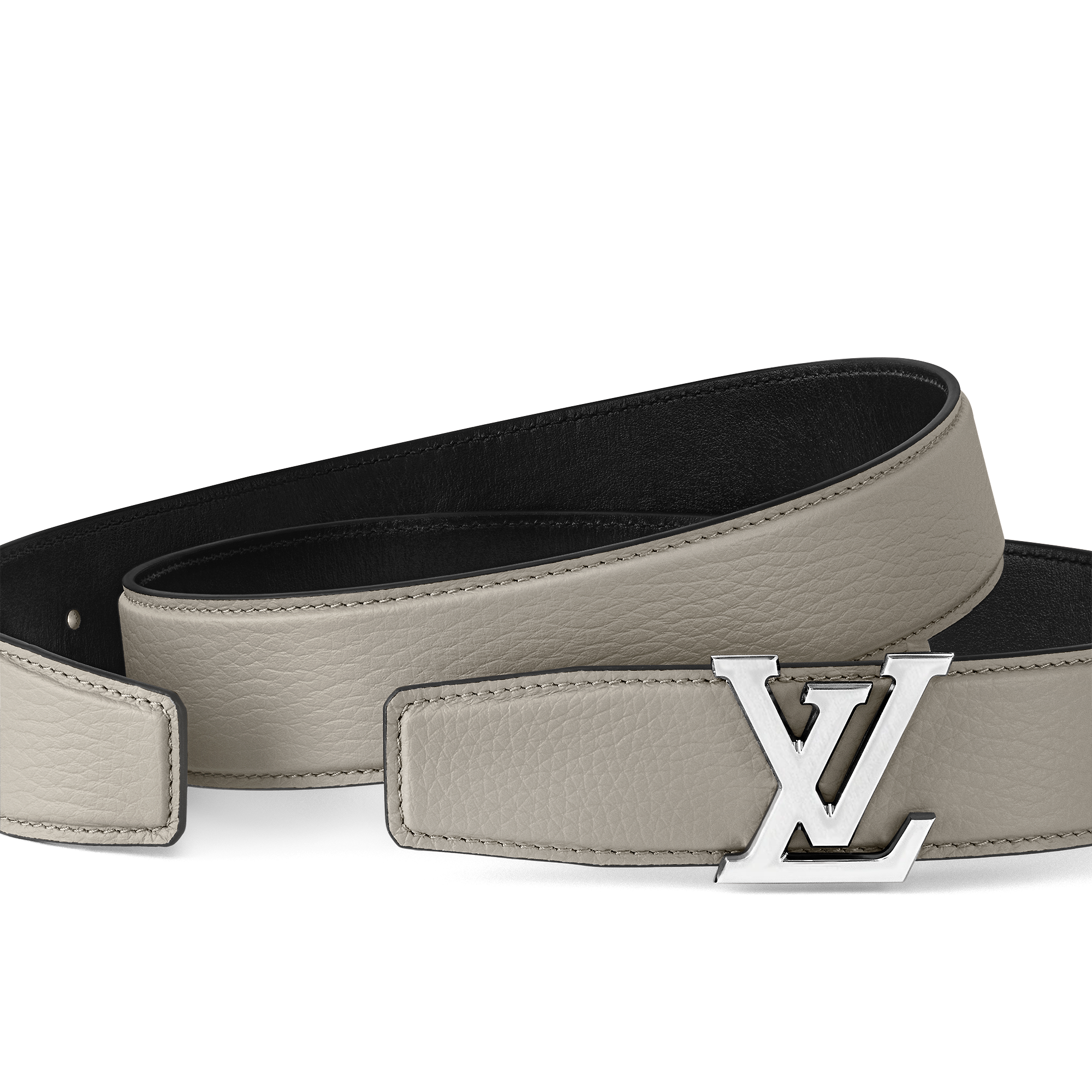 LV Heritage 35mm Reversible Belt Other Leathers - Grey