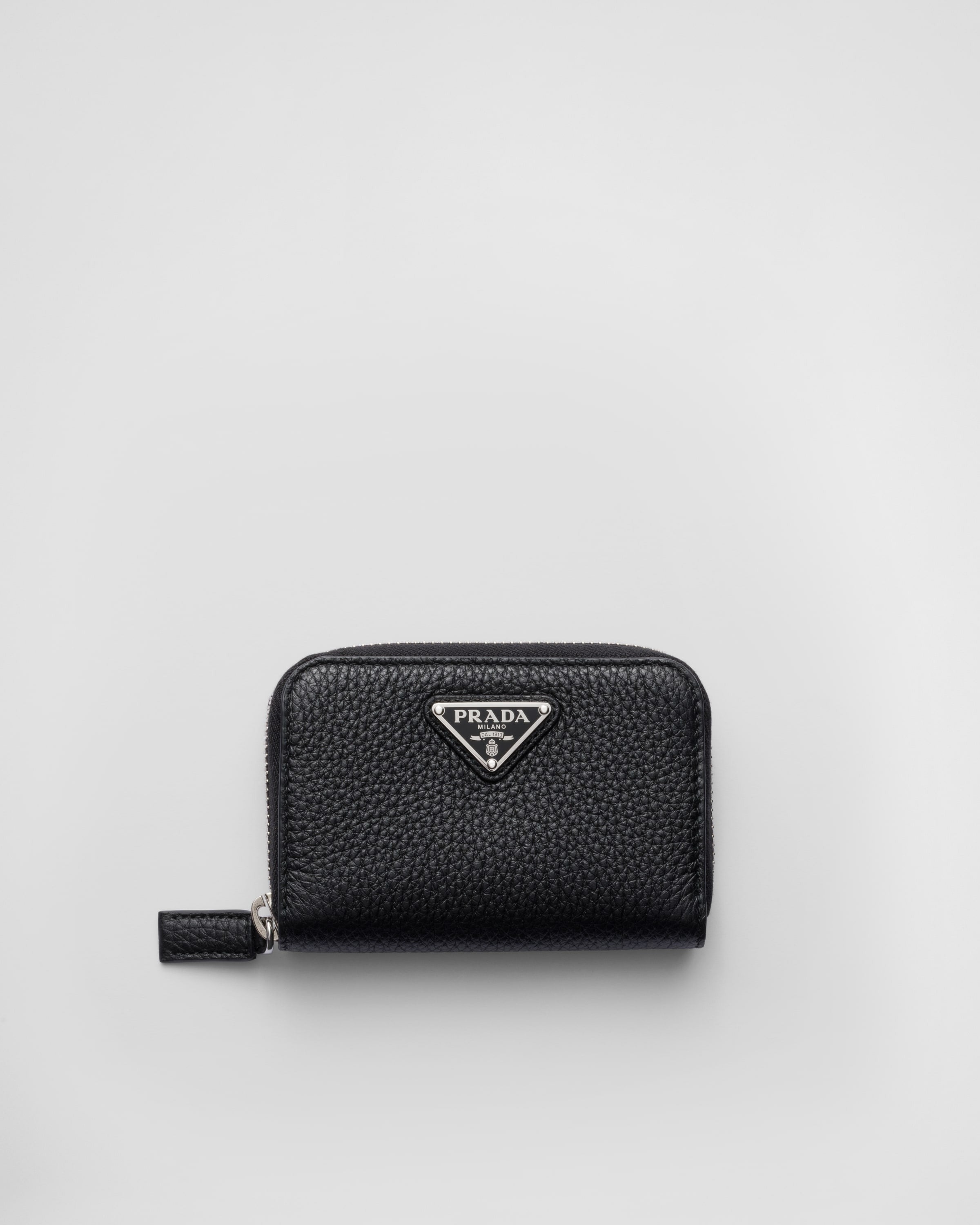 Leather coin purse Black