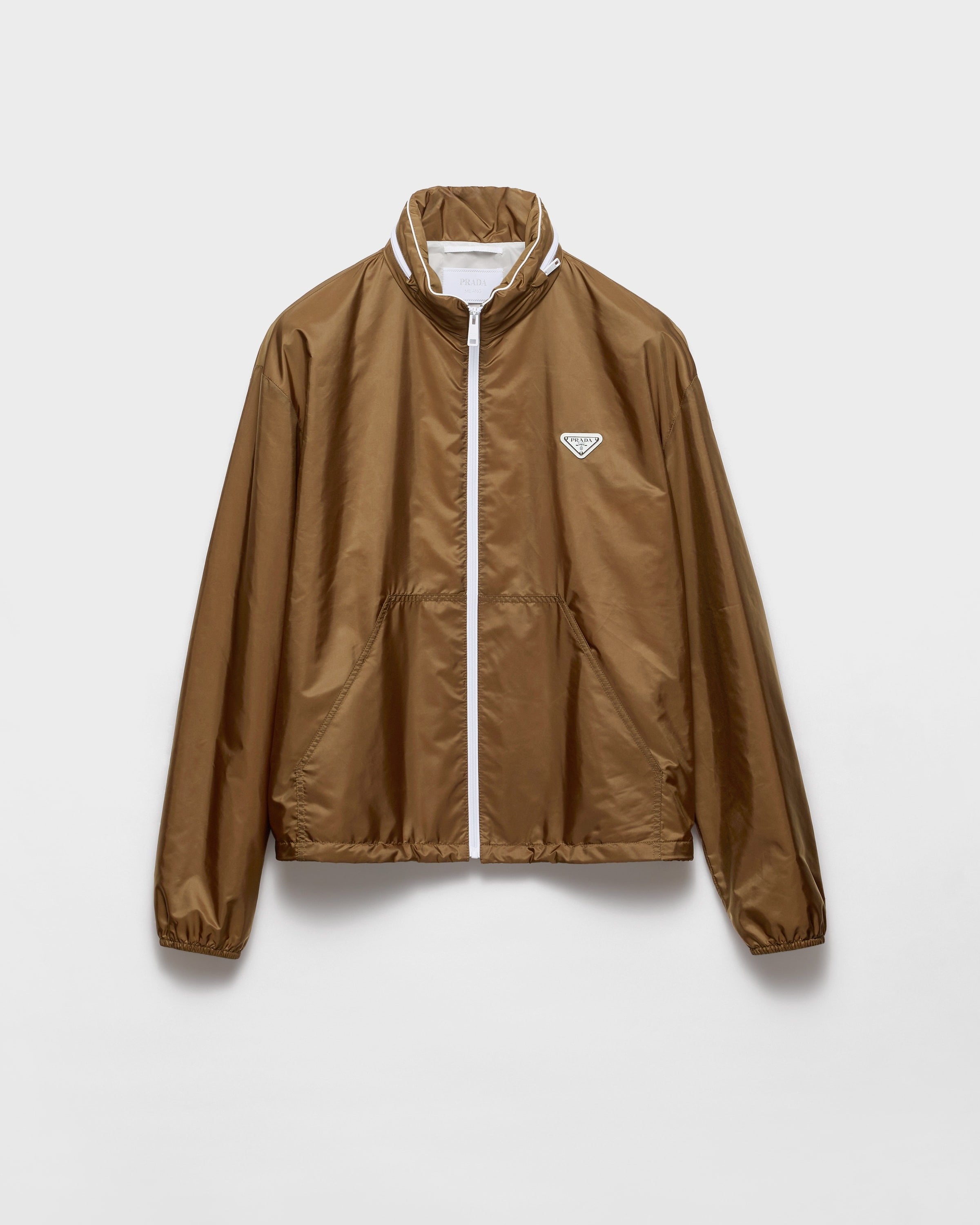 Re-Nylon jacket Cinnamon/White