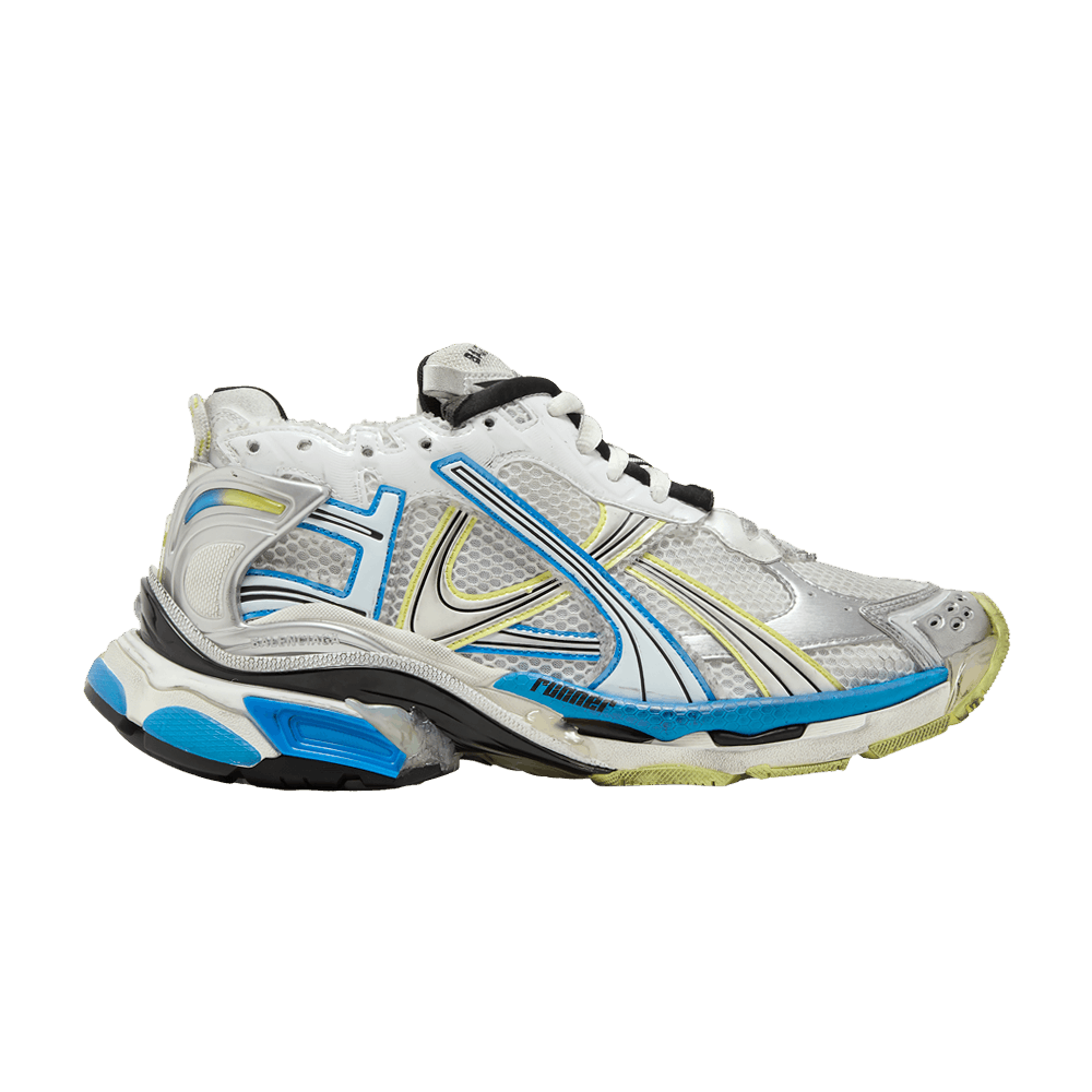 Balenciaga Runner Sneaker 'White Yellow Blue'