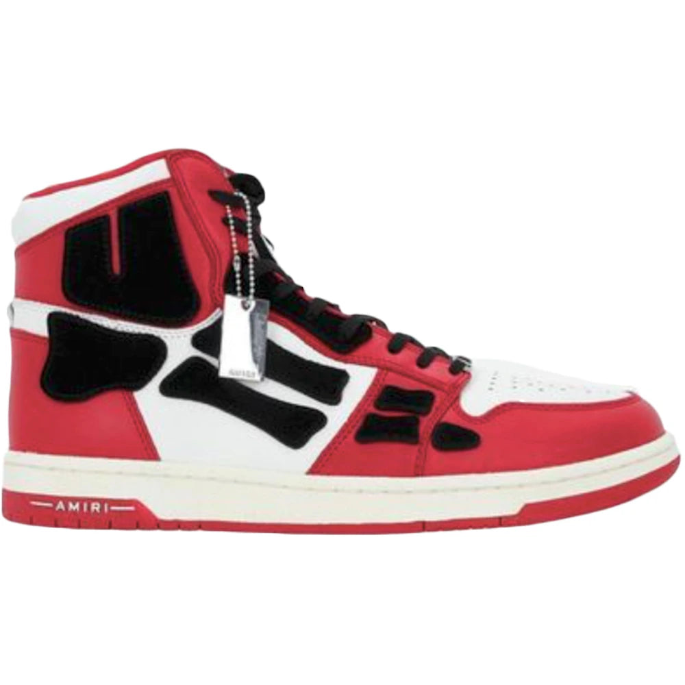 AMIRI Skel Top Hi Red White