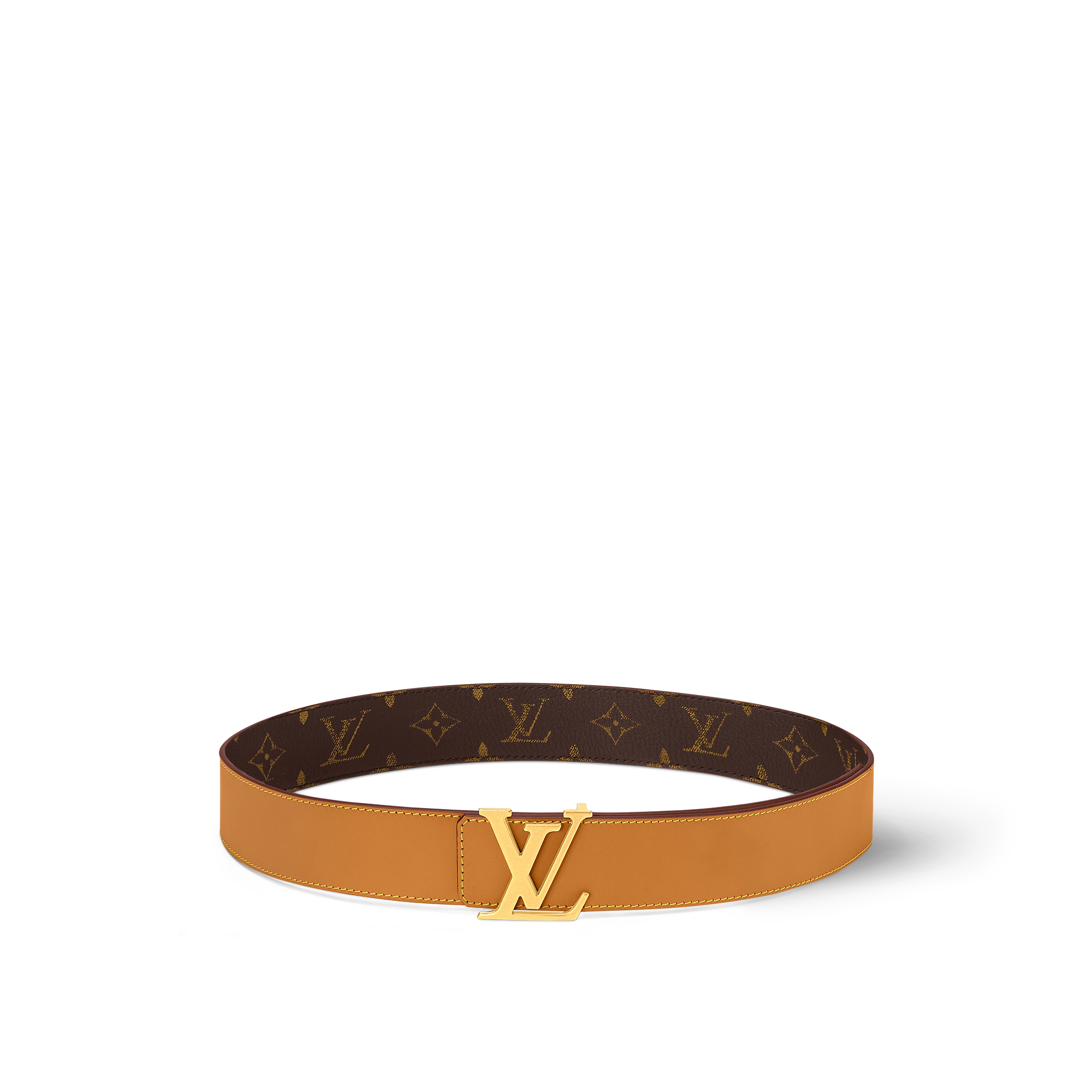 LV Initiales 40mm Reversible Belt SANS LIGNE ESTHETIQUE - Brown