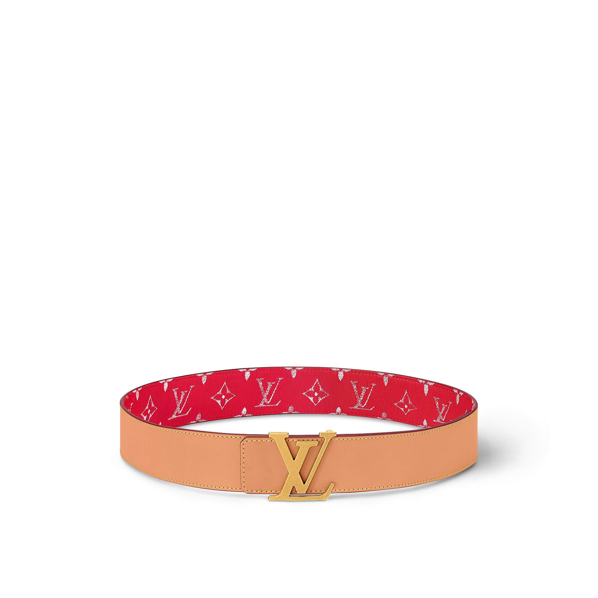 LV Initiales 40mm Reversible Belt SANS LIGNE ESTHETIQUE - Red