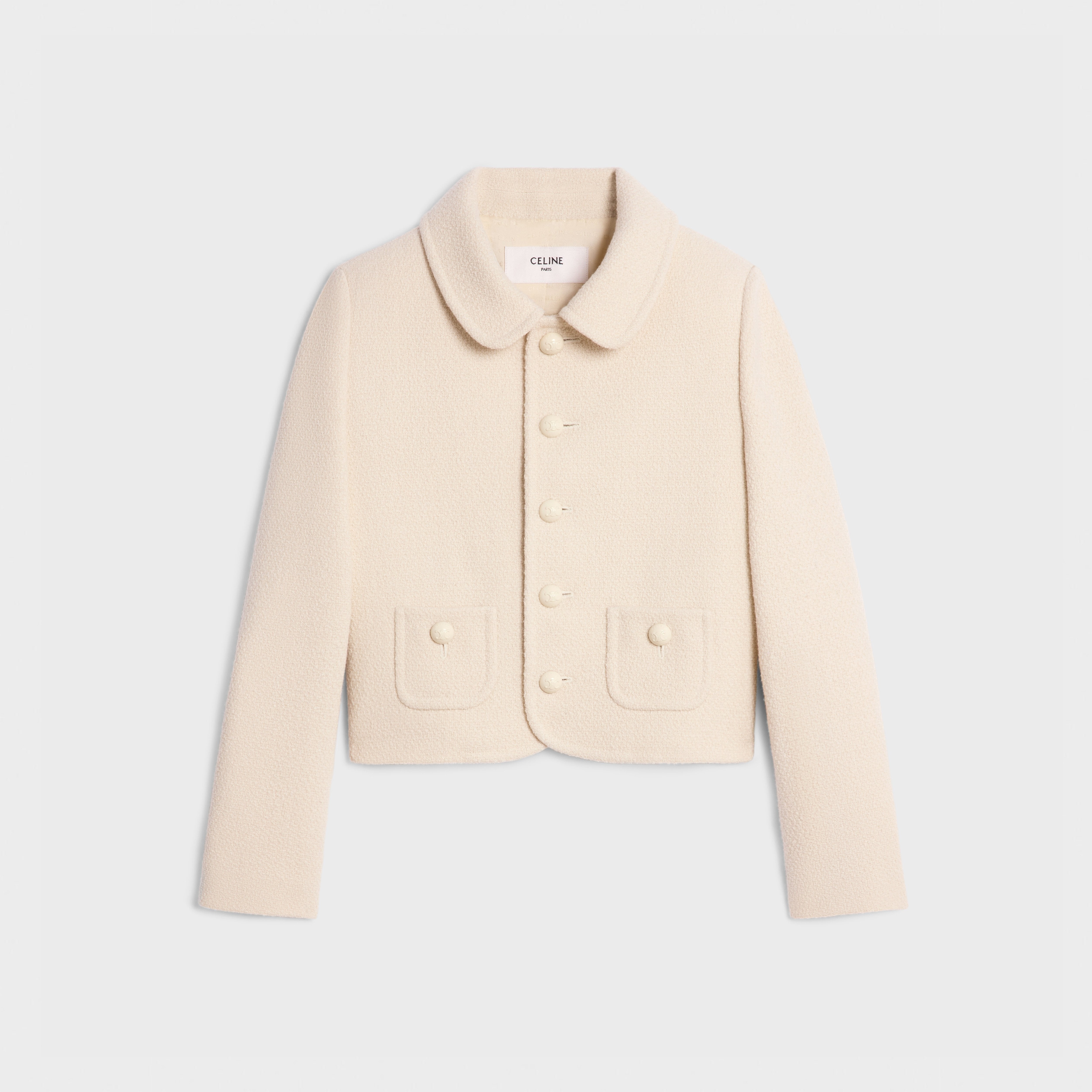 VERNEUIL JACKET IN CASHMERE TWEED - CREAM