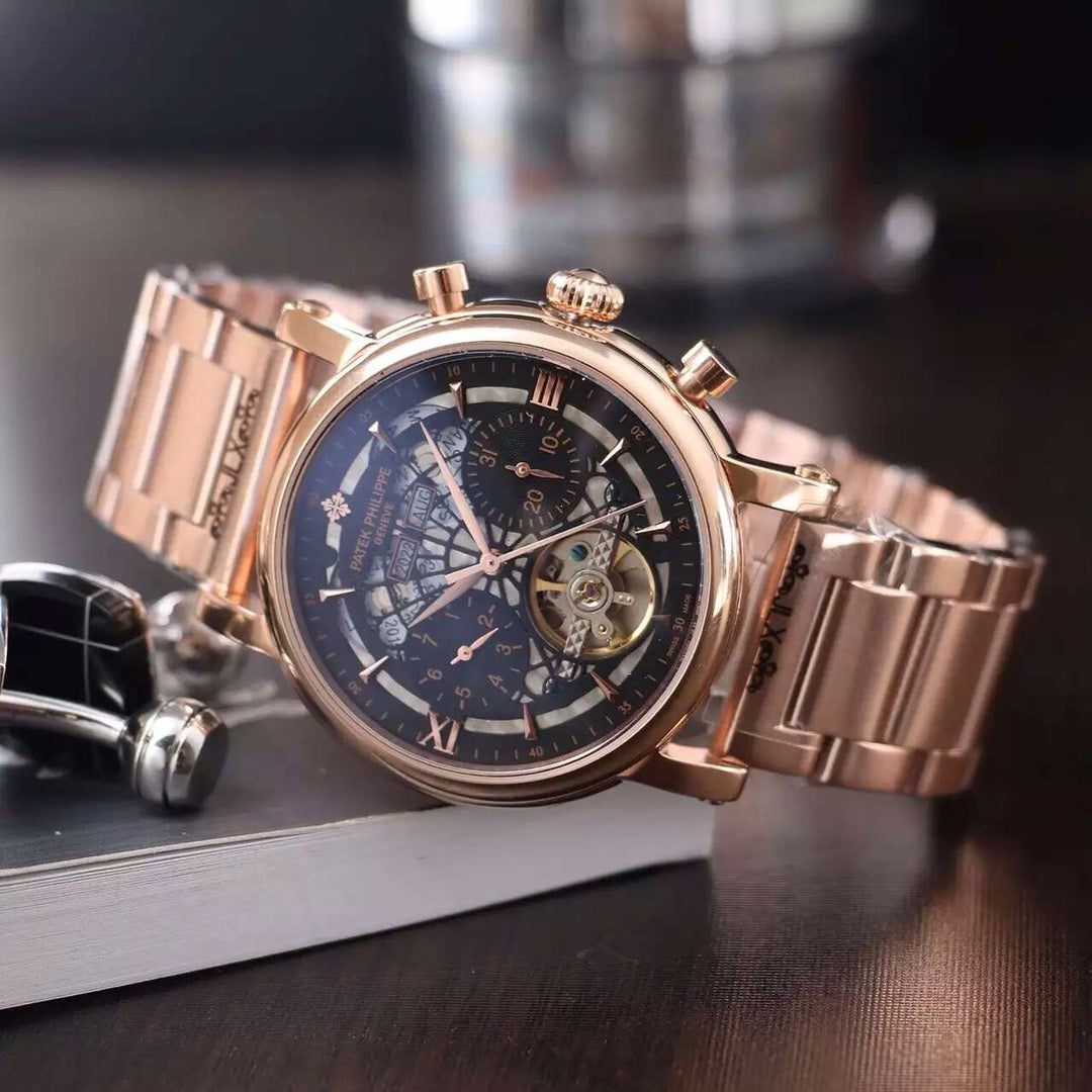 Patek Philippe Grand Complications 40mm Black Dial Rose Gold