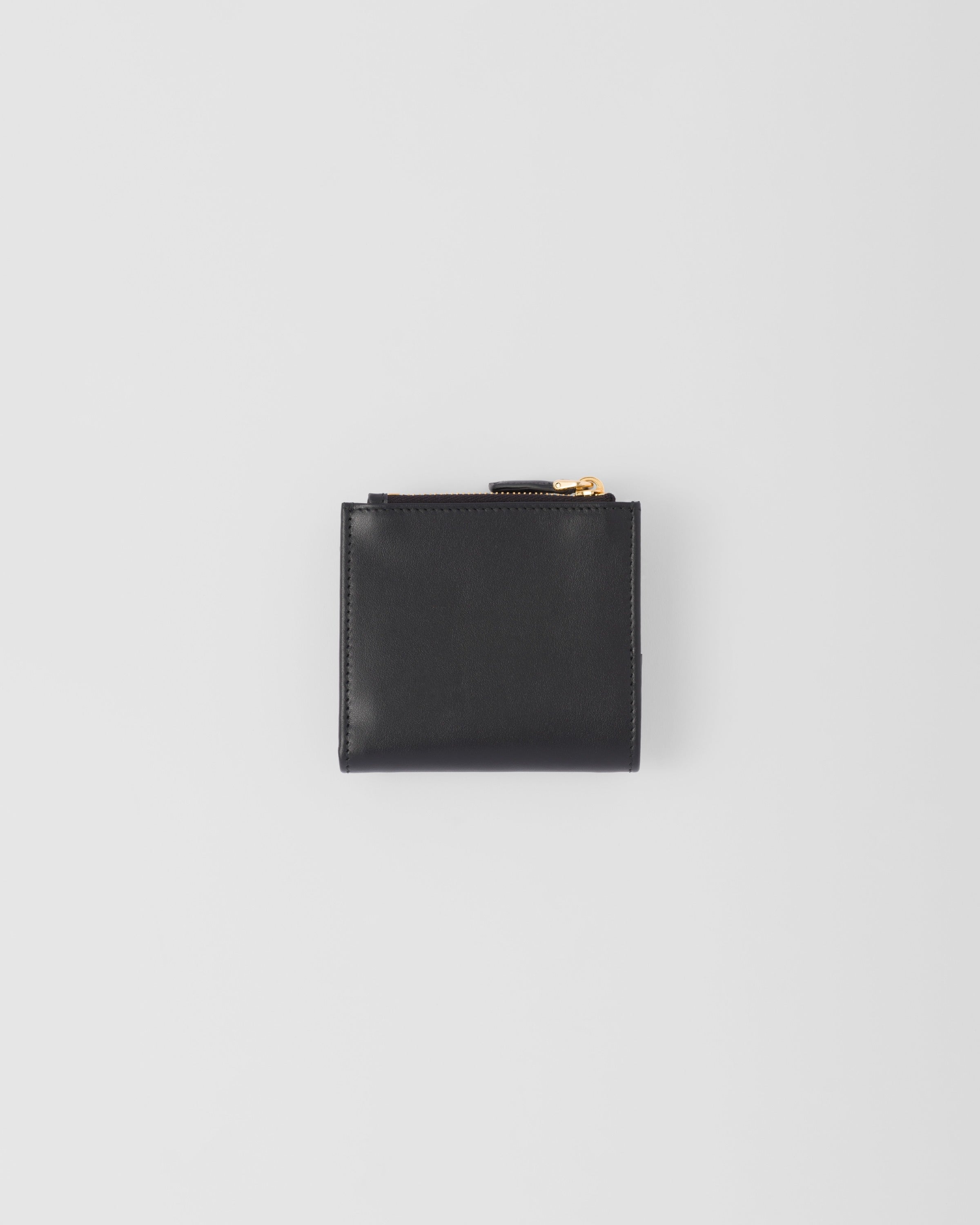 Small leather wallet Black