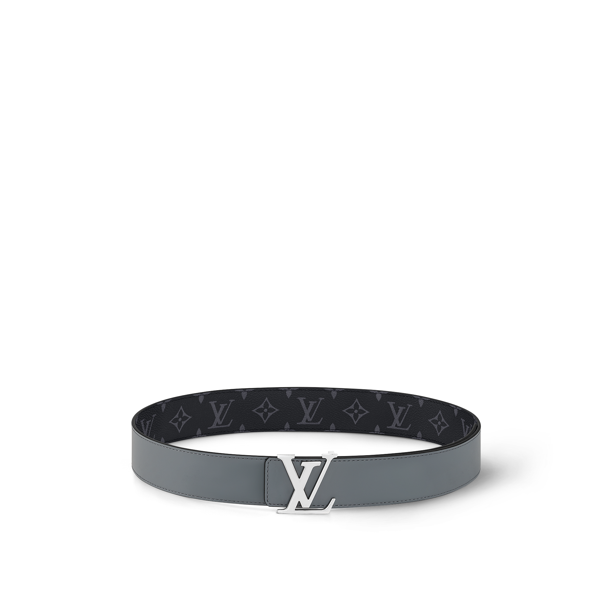 LV Initiales 40mm Reversible Belt Monogram Eclipse Canvas