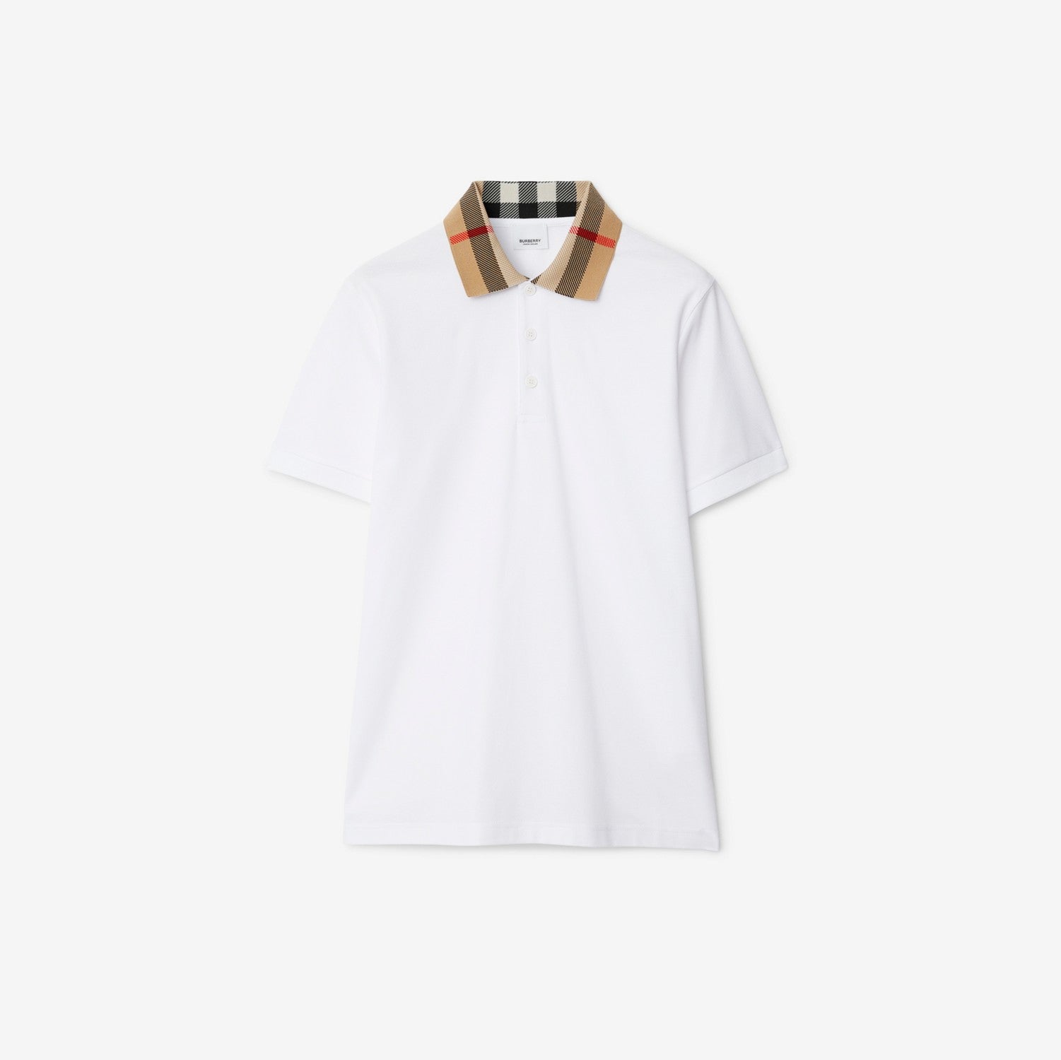 Cotton Polo Shirt - White