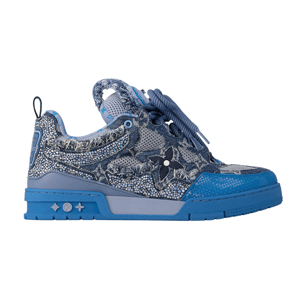Swarovski x Louis Vuitton Skate Sneaker 'Blue Monogram'