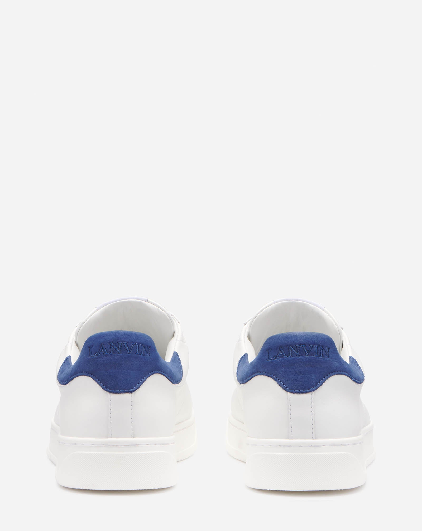 LEATHER DDB0 SNEAKERS - WHITE/BLUE