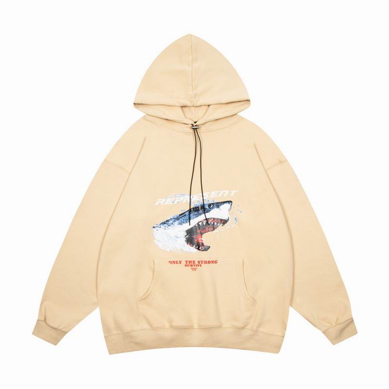 Represent  Only The Strong Survive Shark Hoodie