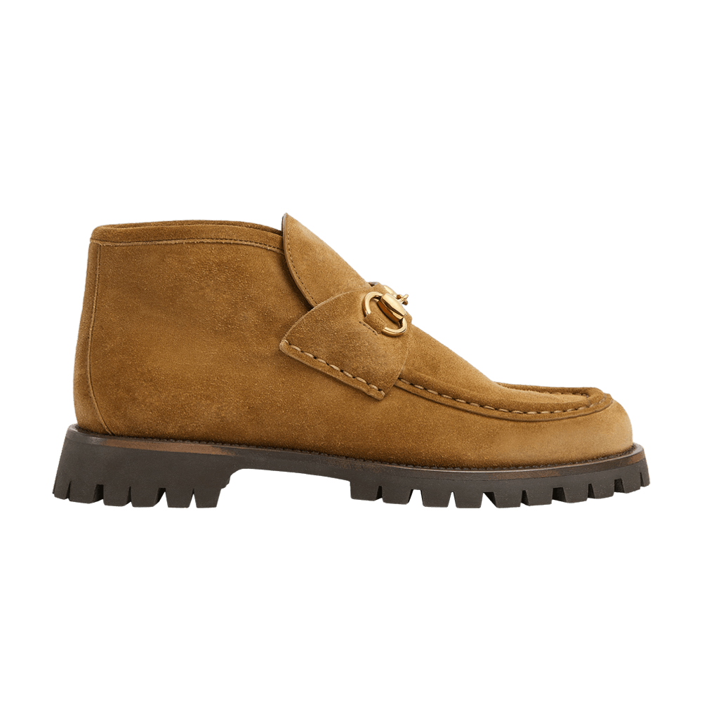 Gucci Wmns Horsebit Ankle Boot 'Brown'