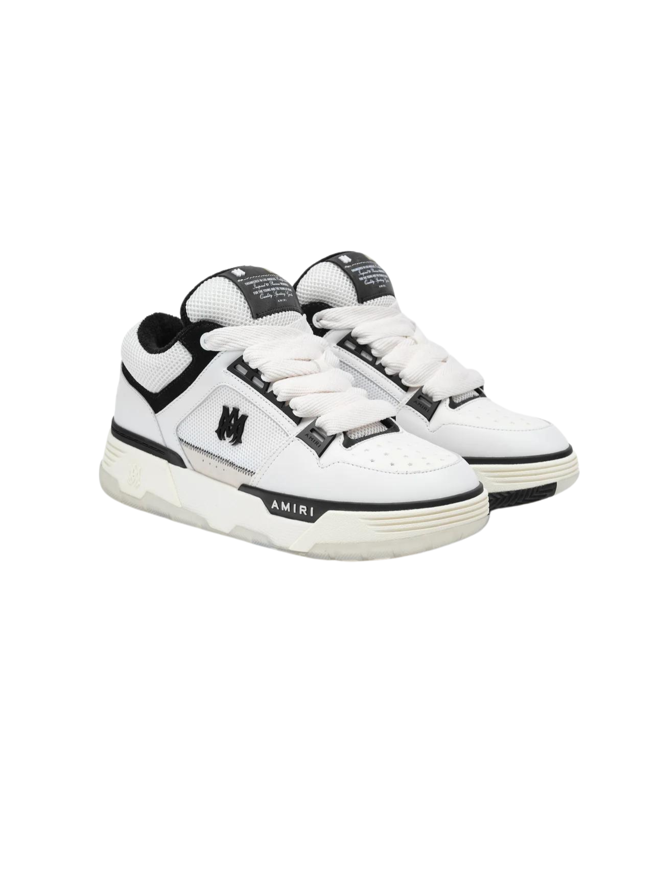 MA-1 low-top sneakers White Black