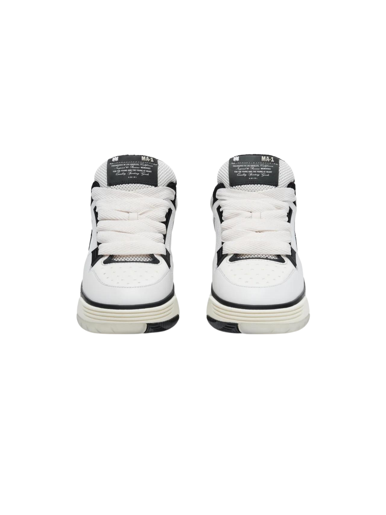 MA-1 low-top sneakers White Black