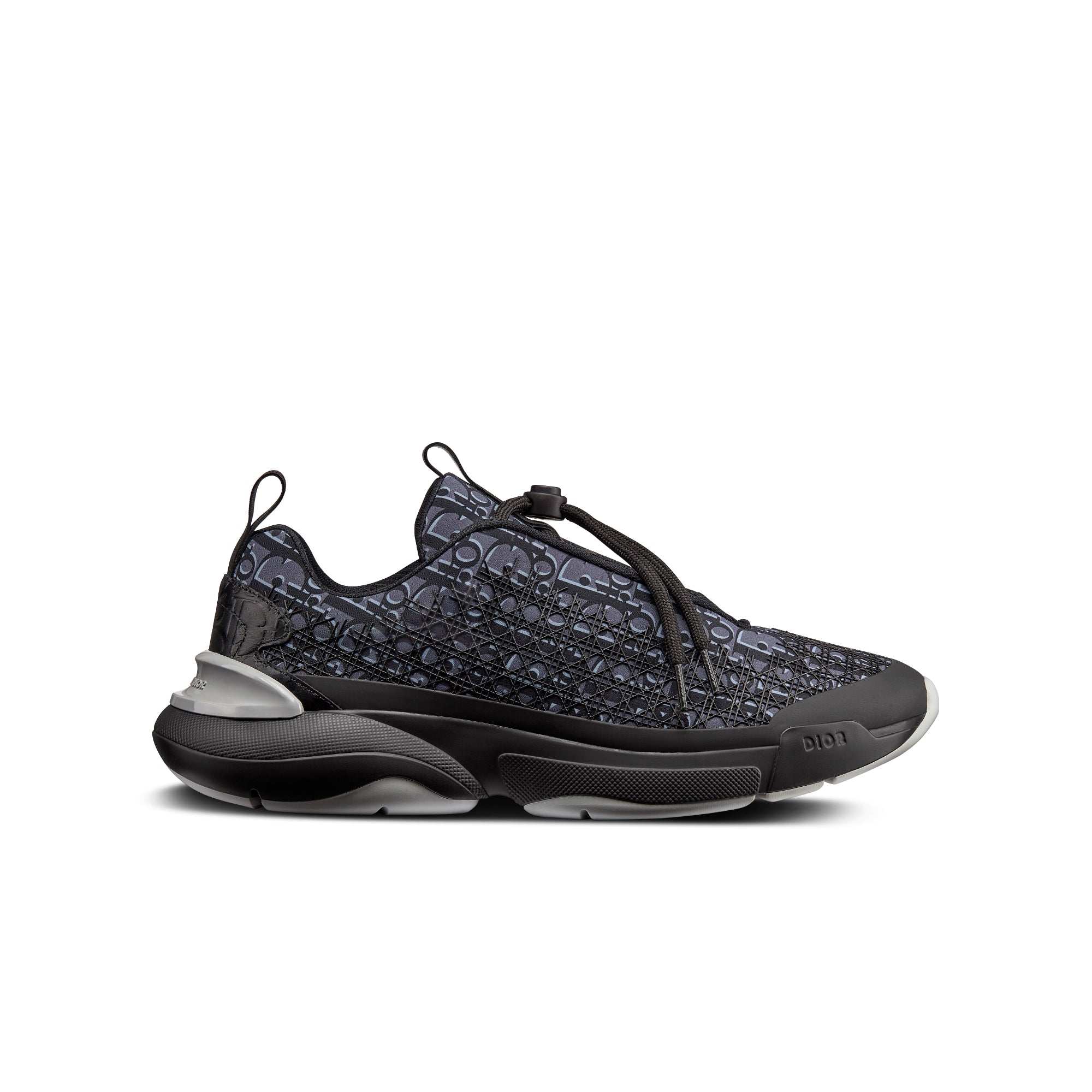 B24 Sneaker - Black Dior Oblique Technical Fabric